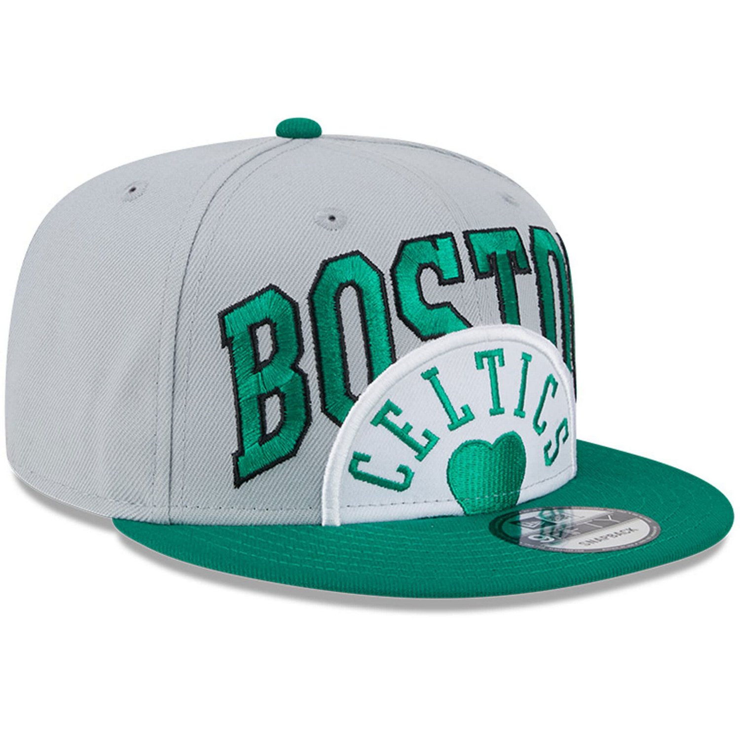 New Era /Kelly Boston Celtics Tip-Off Two-Tone 9FIFTY Snapback Hat - view number 3