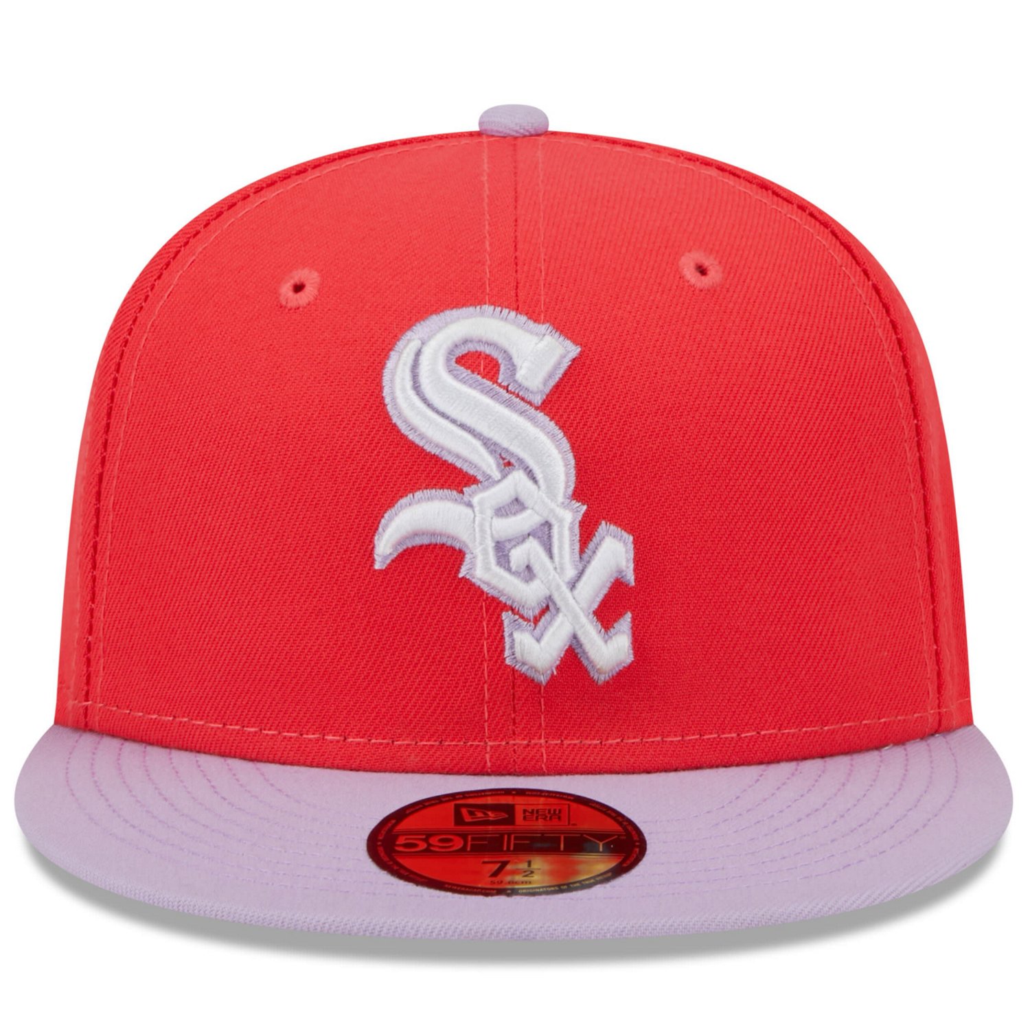 New Era /Lavender Chicago White Sox Spring Color Two-Tone 59FIFTY Fitted Hat                                                     - view number 2