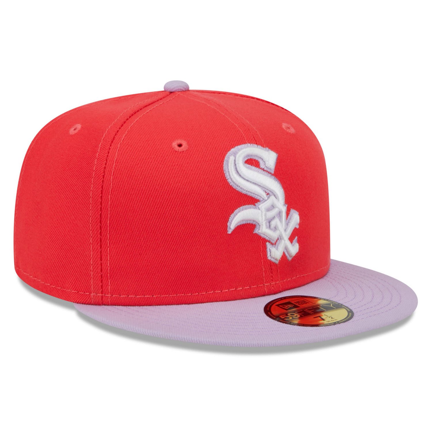 New Era /Lavender Chicago White Sox Spring Color Two-Tone 59FIFTY Fitted Hat                                                     - view number 3