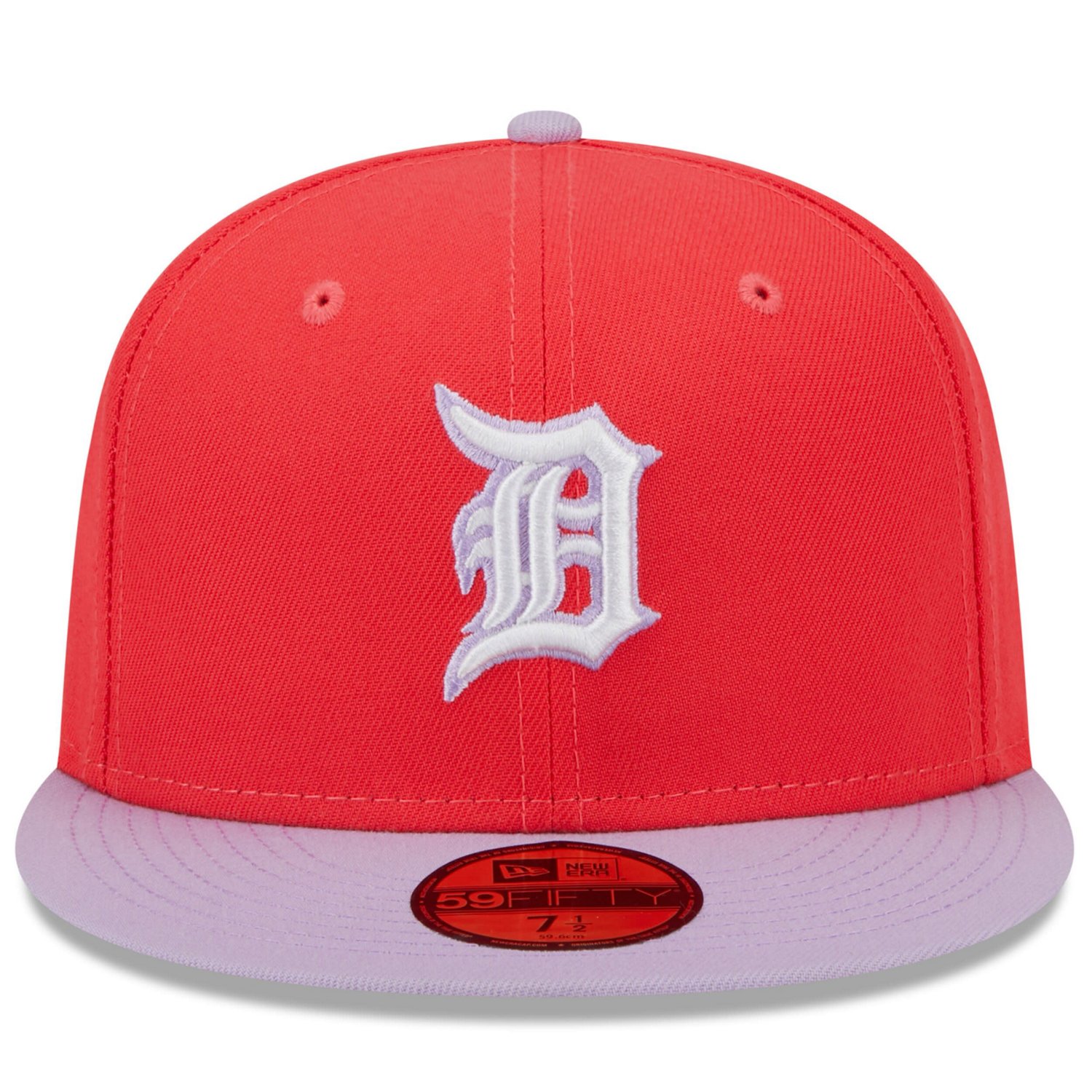 New Era /Lavender Detroit Tigers Spring Color Two-Tone 59FIFTY Fitted Hat                                                        - view number 2