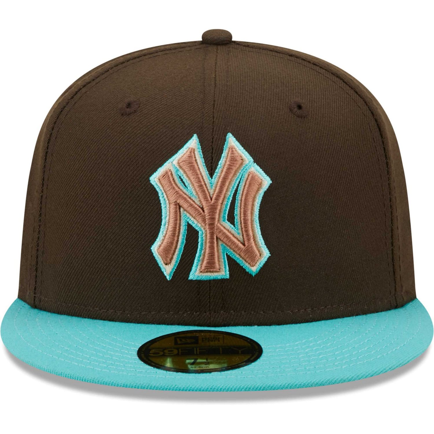 New Era /Mint New York Yankees Walnut Mint 59FIFTY Fitted Hat                                                                    - view number 2