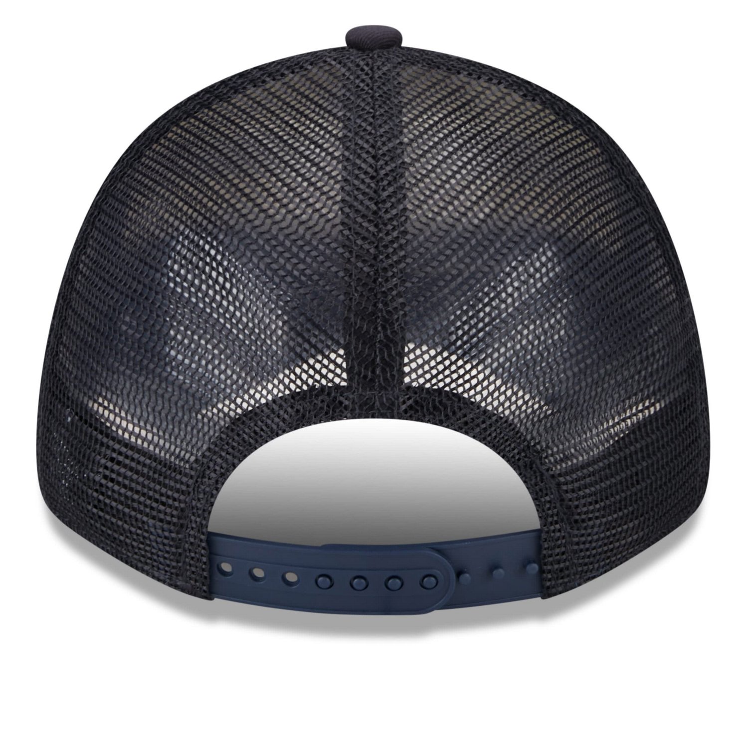 New Era /Navy Boston Red Sox Team Stripe Trucker 9FORTY Snapback Hat