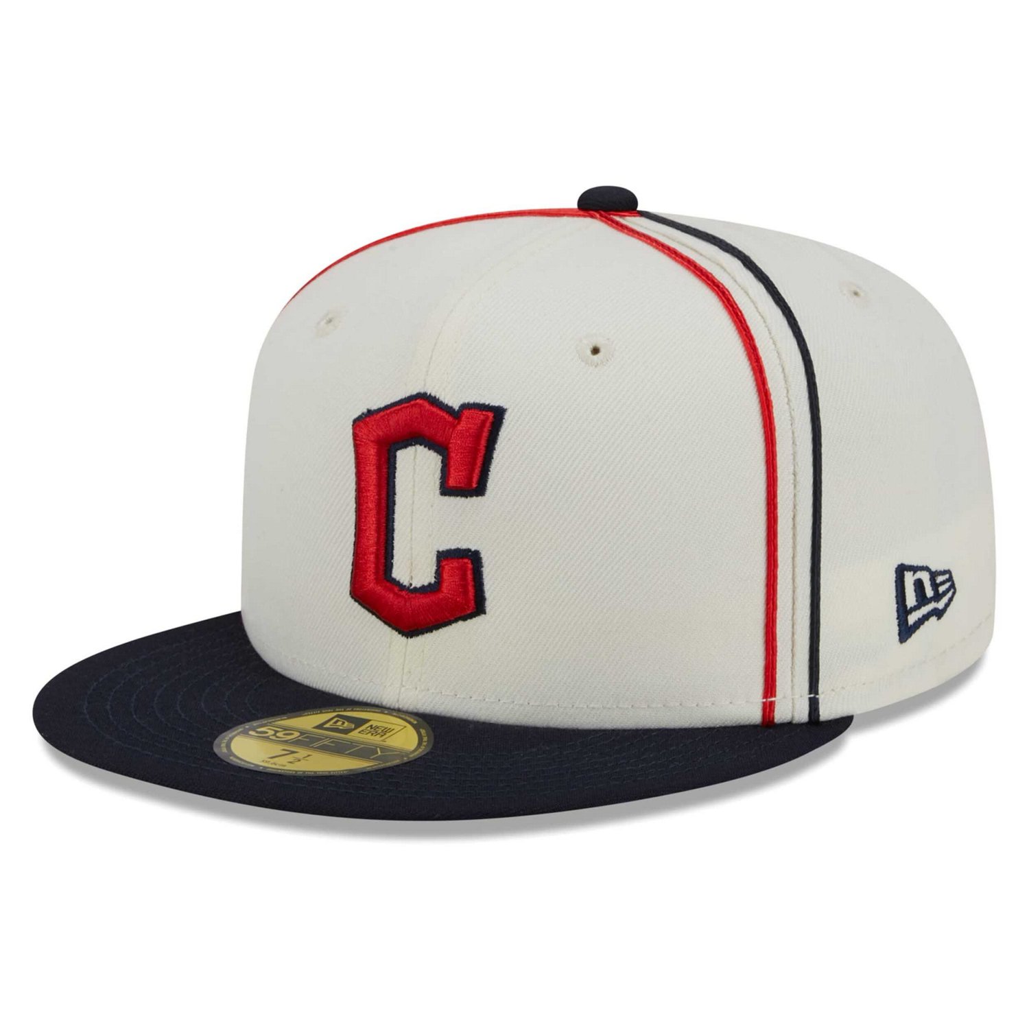 New Era /Navy Cleveland Guardians Chrome Sutash 59FIFTY Fitted Hat
