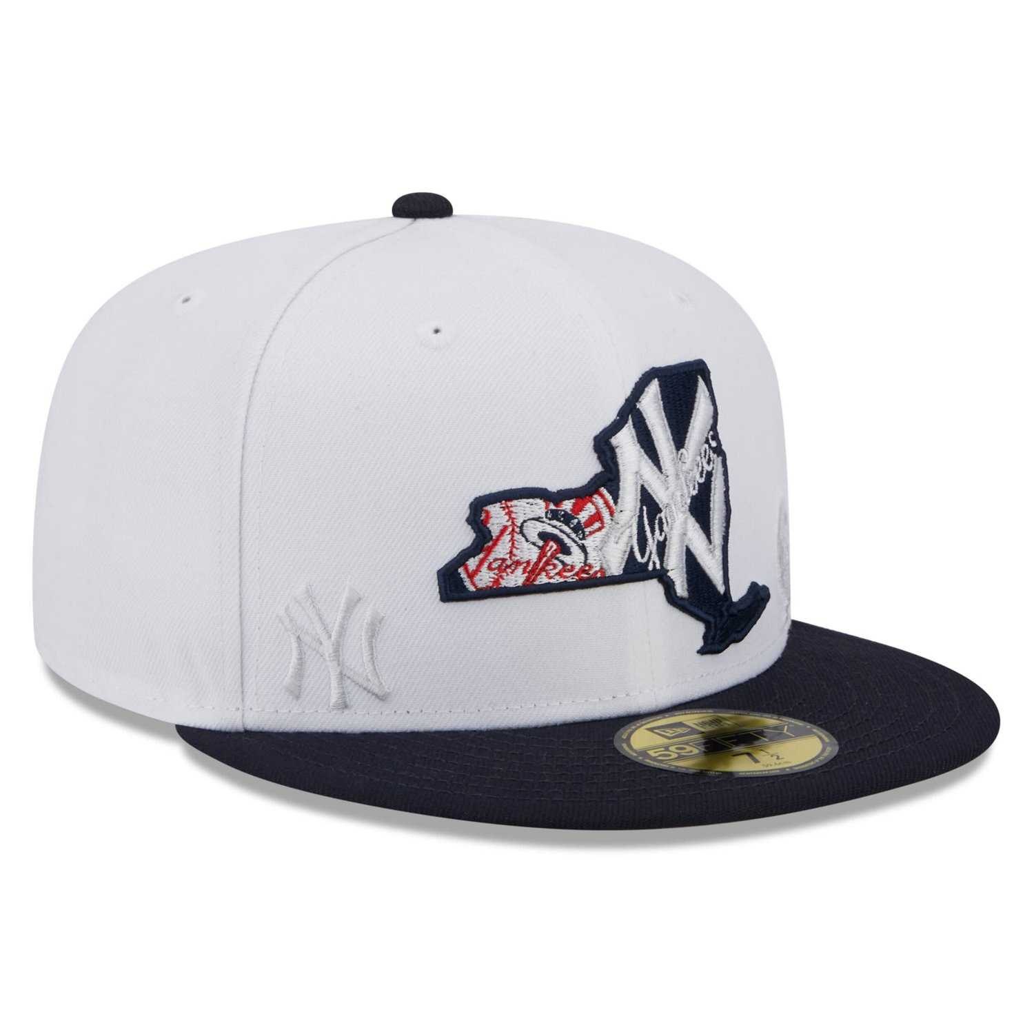 New Era /Navy New York Yankees State 59FIFTY Fitted Hat - view number 3