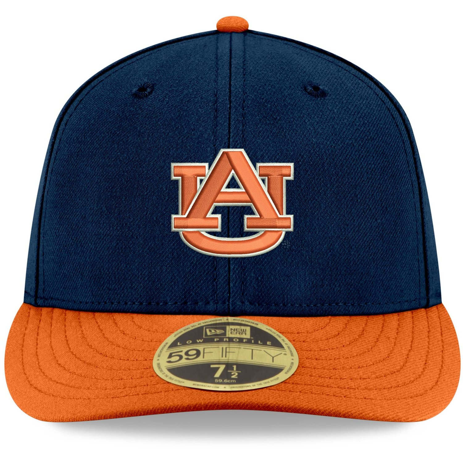 New Era /Orange Auburn Tigers Basic Low Profile 59FIFTY Fitted Hat