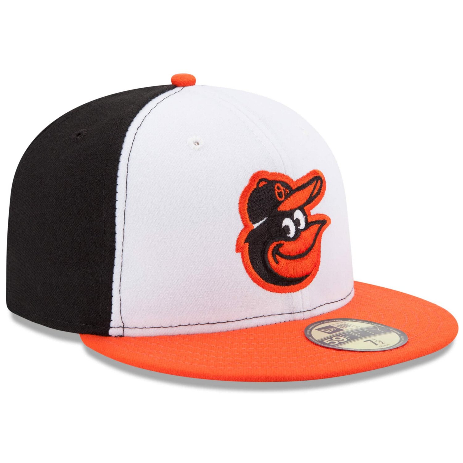 New Era /Orange Baltimore Orioles Home Authentic Collection On-Field 59FIFTY Fitted Hat                                          - view number 3