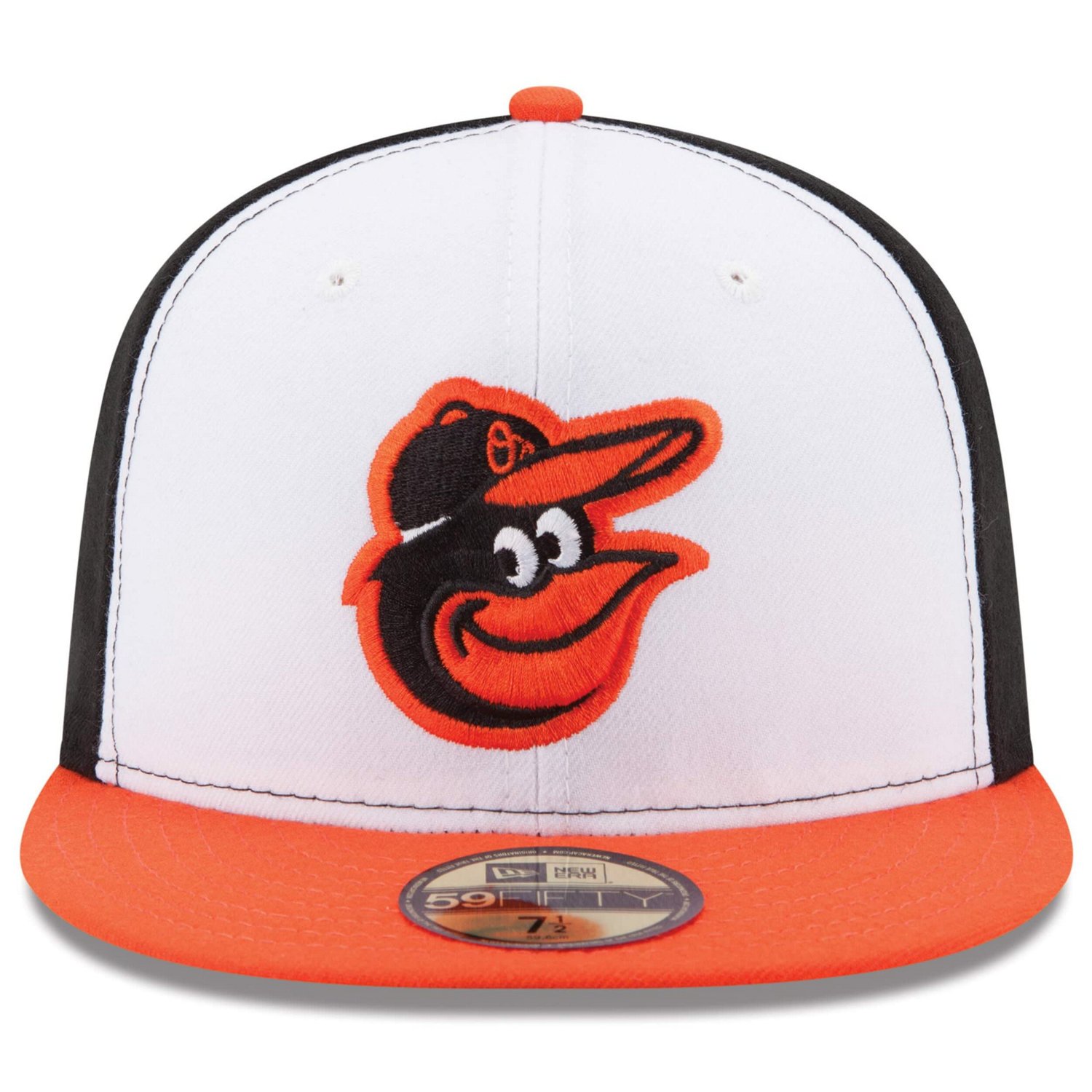 New Era /Orange Baltimore Orioles Home Authentic Collection On-Field 59FIFTY Fitted Hat                                          - view number 2