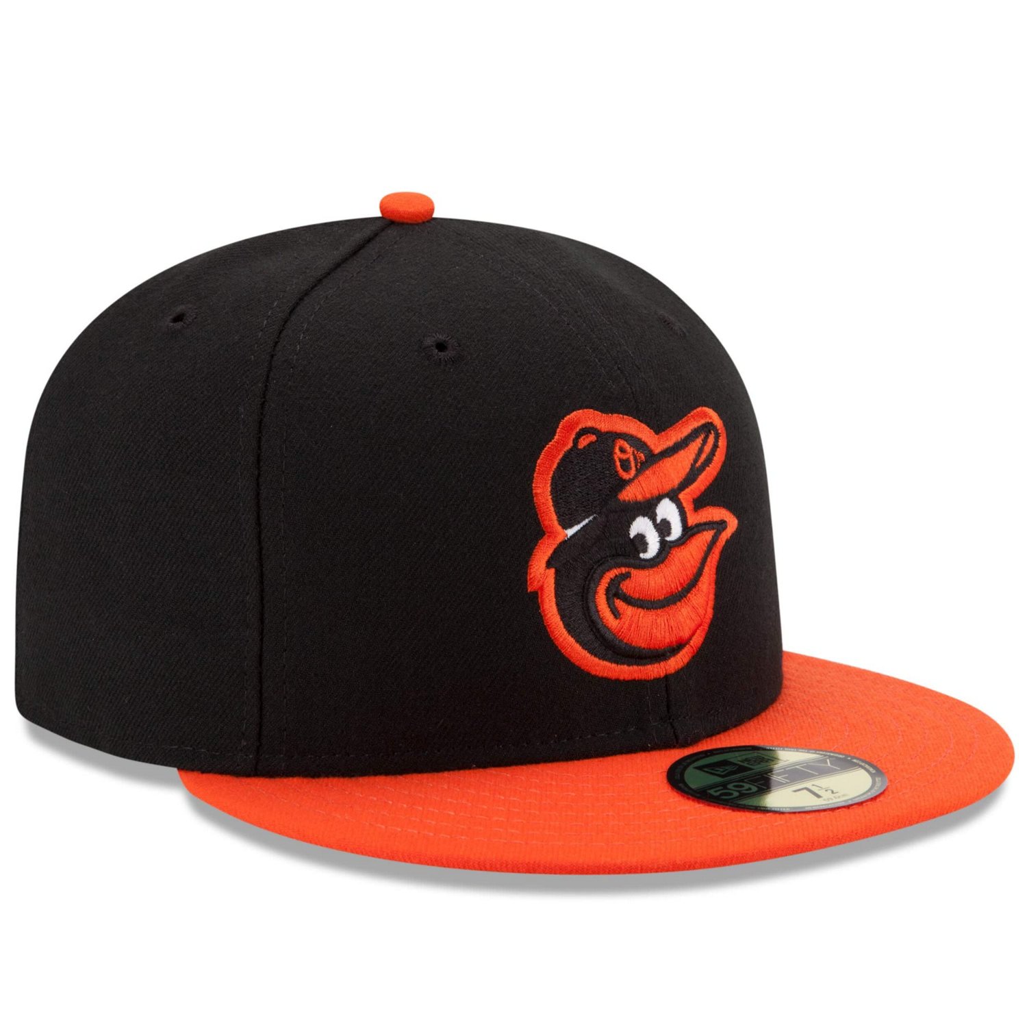 New Era /Orange Baltimore Orioles Road Authentic Collection On-Field 59FIFTY Fitted Hat - view number 3