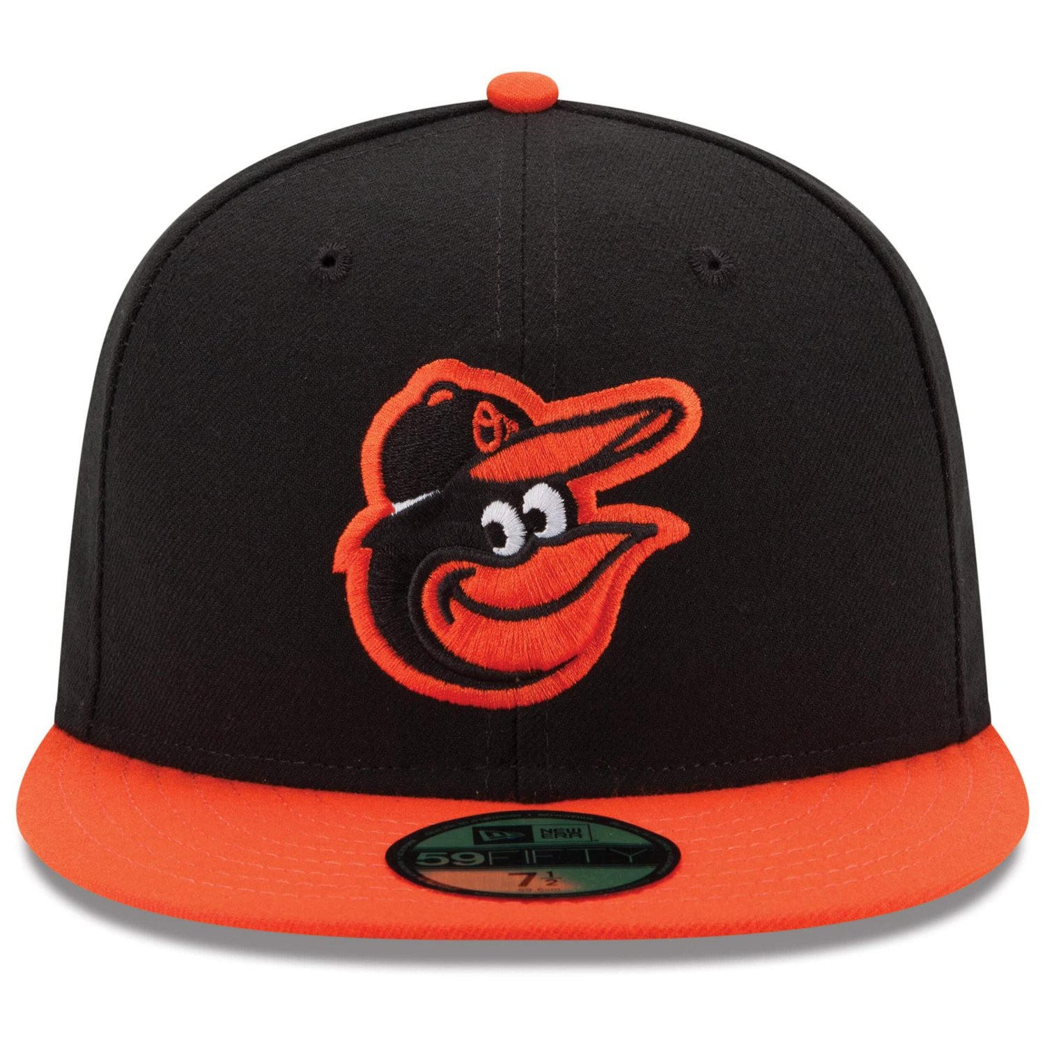 New Era /Orange Baltimore Orioles Road Authentic Collection On-Field 59FIFTY Fitted Hat - view number 2