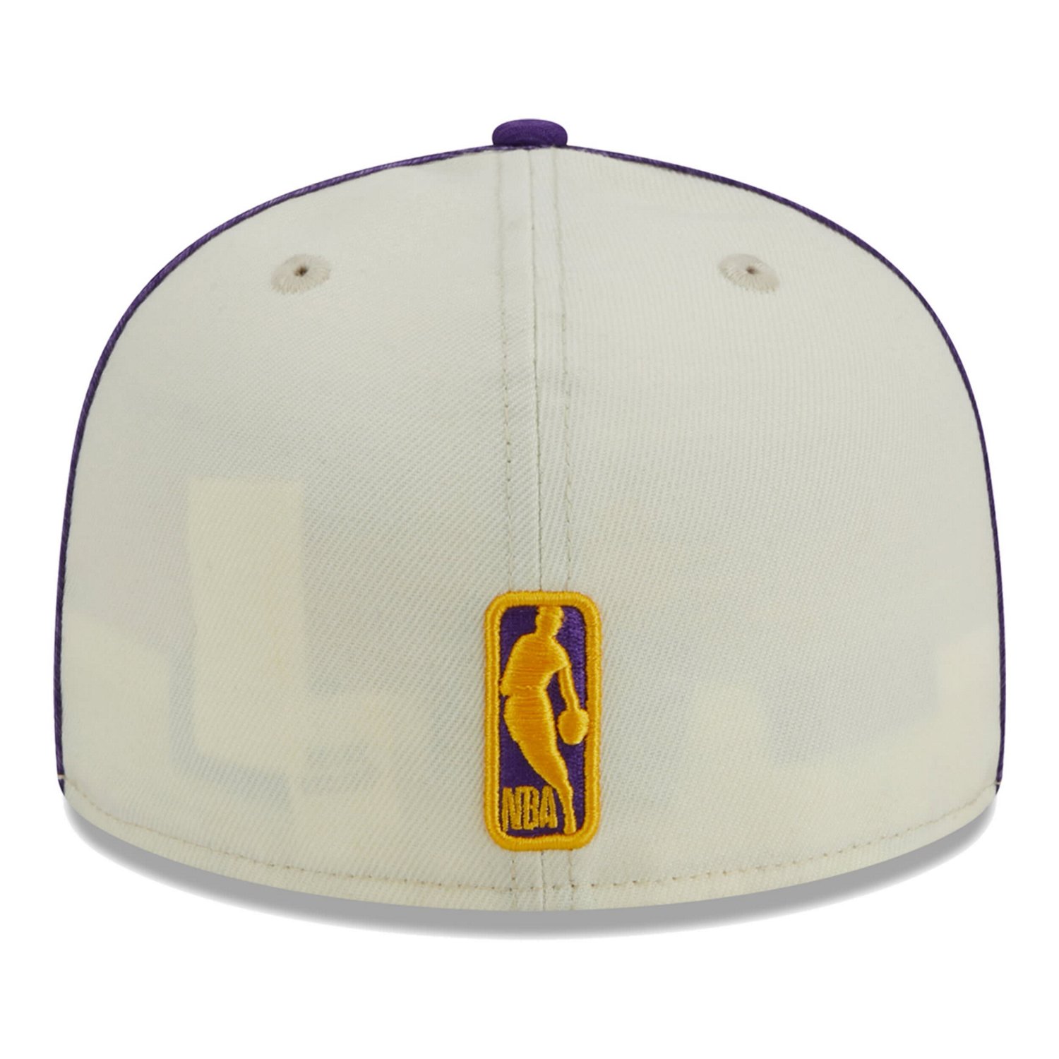 New Era /Purple Los Angeles Lakers Piping 2-Tone 59FIFTY Fitted Hat - view number 4