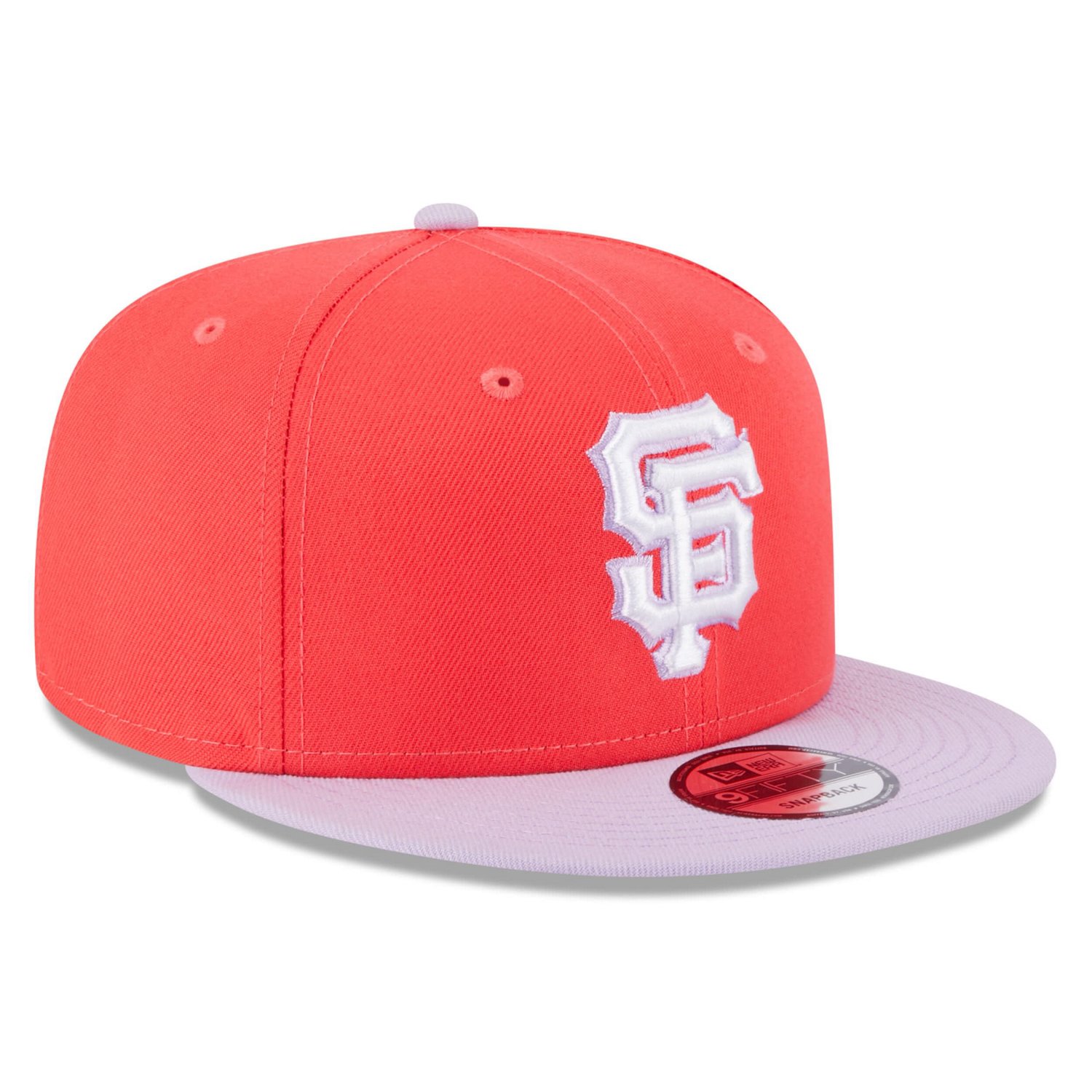 New Era /Purple San Francisco Giants Spring Basic Two-Tone 9FIFTY Snapback Hat                                                   - view number 3