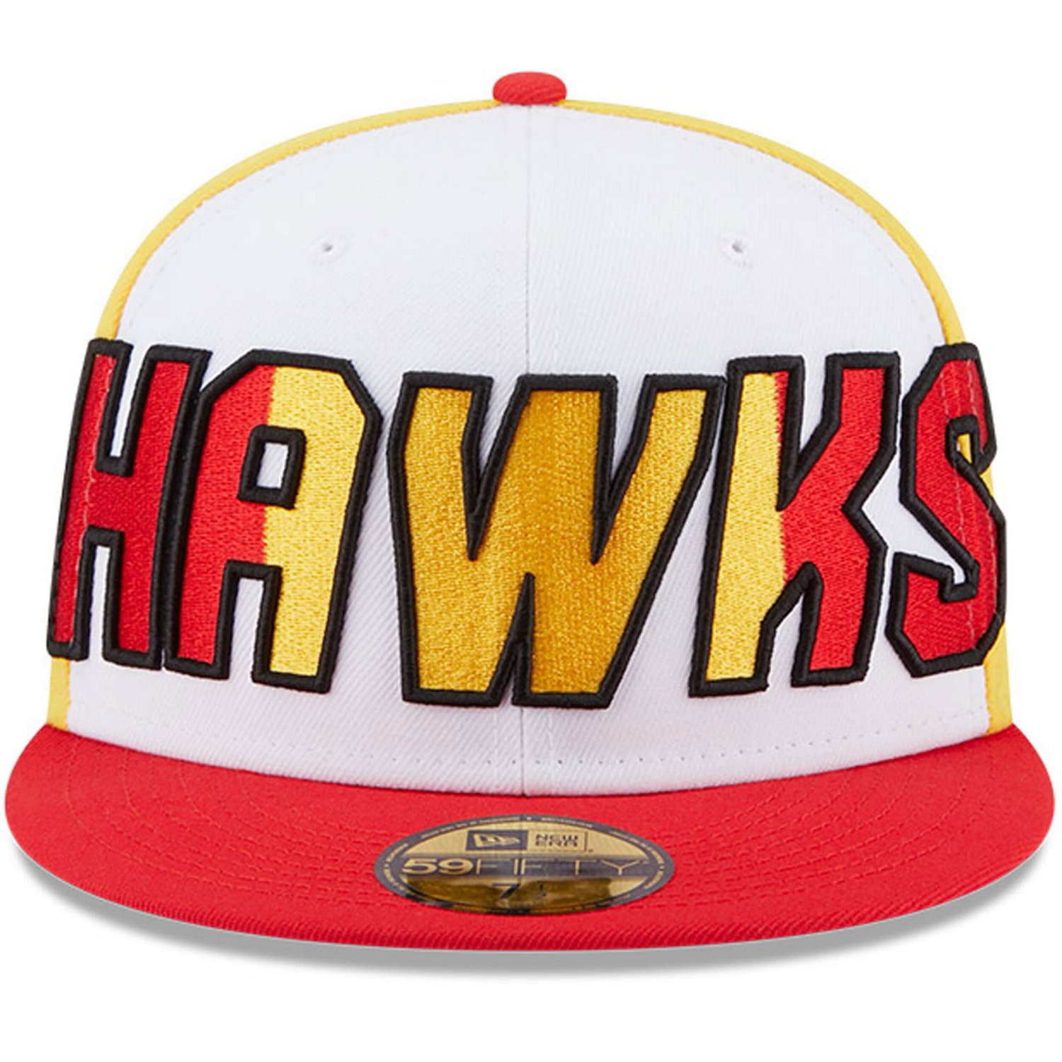 New Era /Red Atlanta Hawks Back Half 9FIFTY Fitted Hat