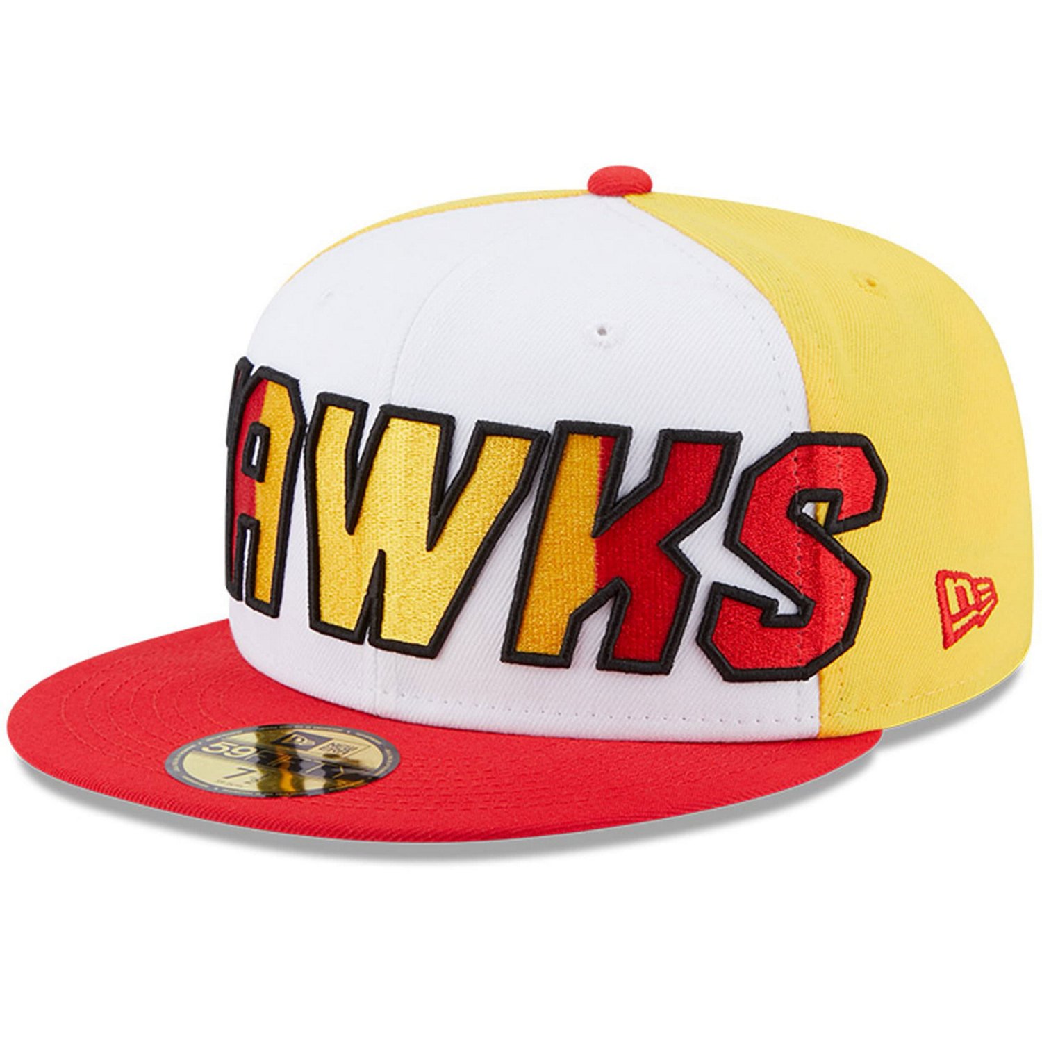 New Era /Red Atlanta Hawks Back Half 9FIFTY Fitted Hat