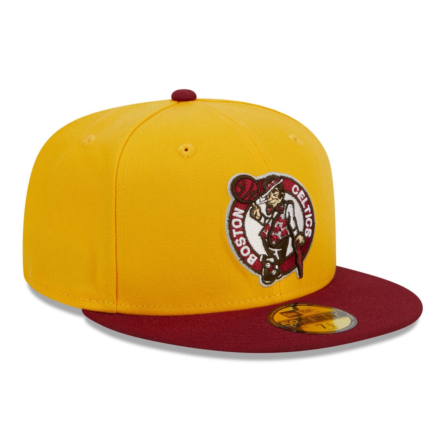 New Era /Red Boston Celtics Fall Leaves 2-Tone 59FIFTY Fitted Hat - view number 3