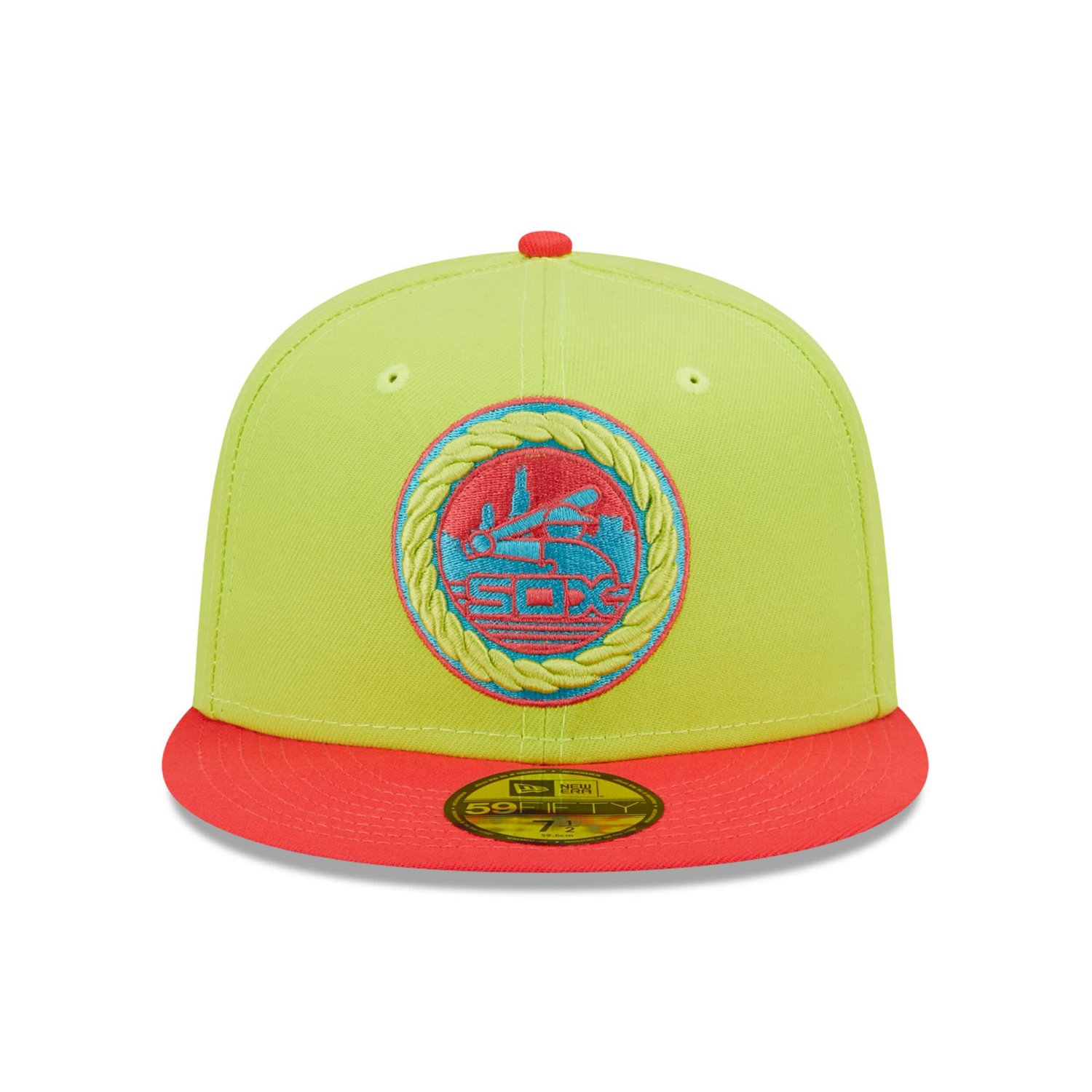 New Era /Red Chicago White Sox 1983 MLB All-Star Game Cyber Highlighter 59FIFTY Fitted Hat                                       - view number 2