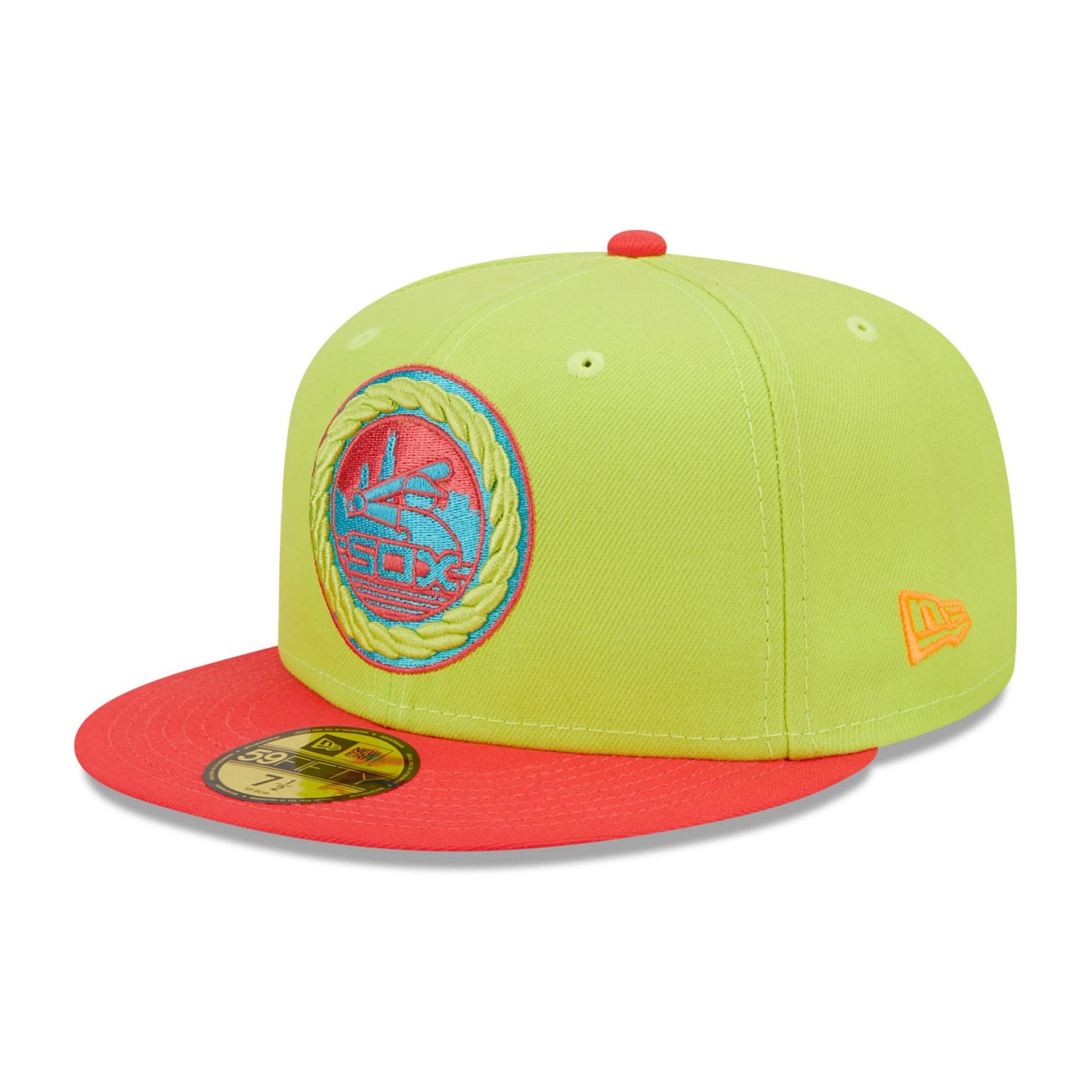 New Era /Red Chicago White Sox 1983 MLB All-Star Game Cyber Highlighter 59FIFTY Fitted Hat                                       - view number 3
