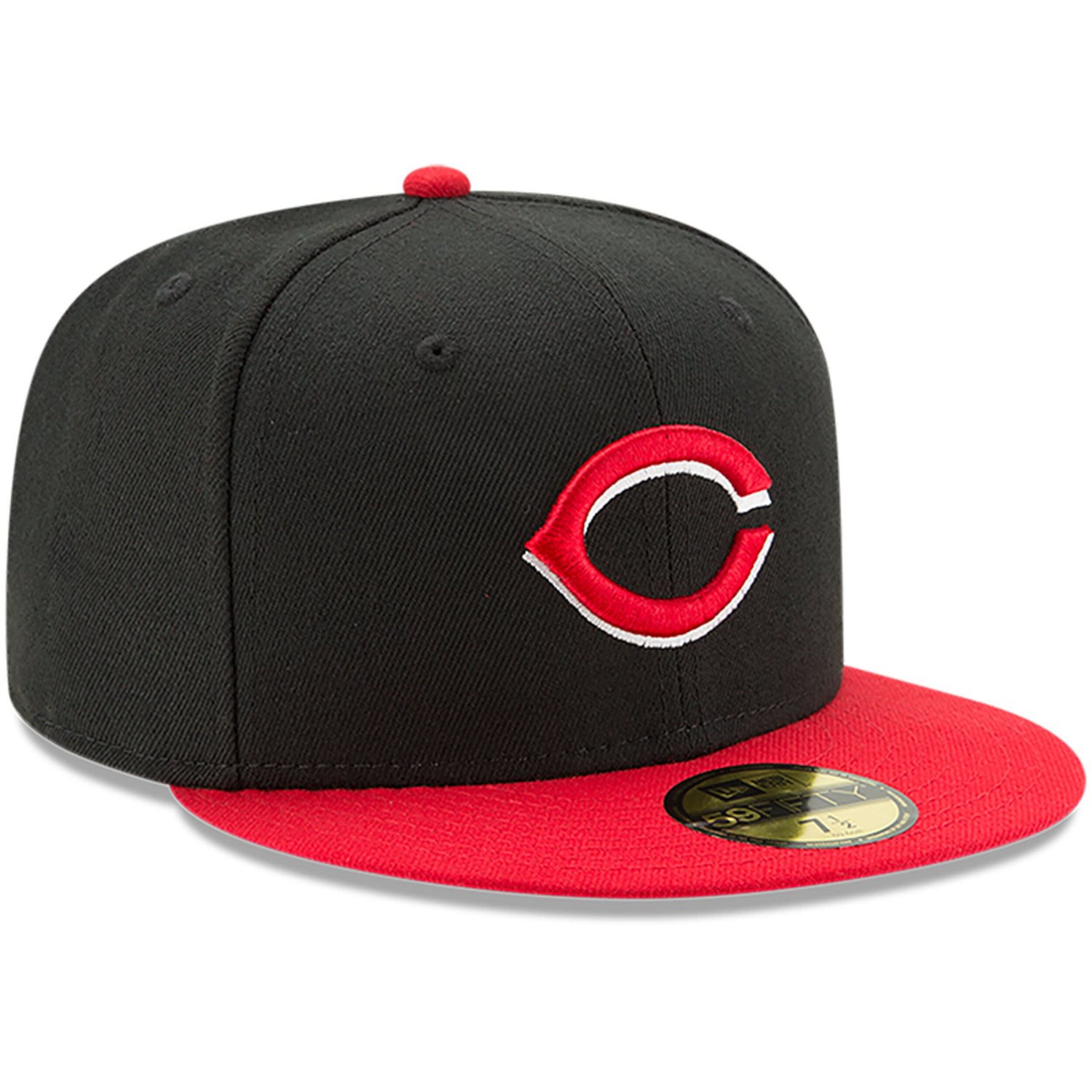 New Era /Red Cincinnati Reds Road Authentic Collection On-Field 59FIFTY Fitted Hat                                               - view number 3