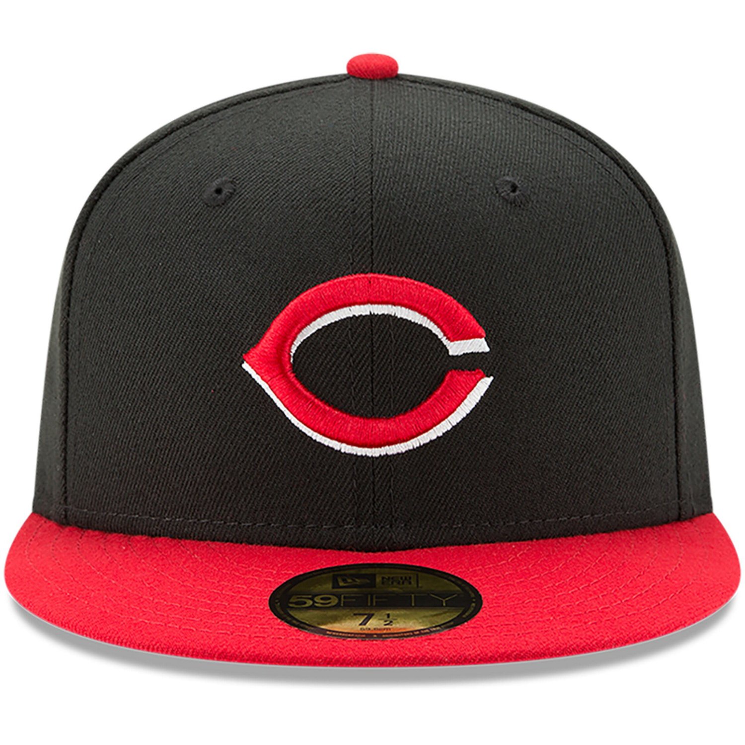 New Era /Red Cincinnati Reds Road Authentic Collection On-Field 59FIFTY Fitted Hat                                               - view number 2