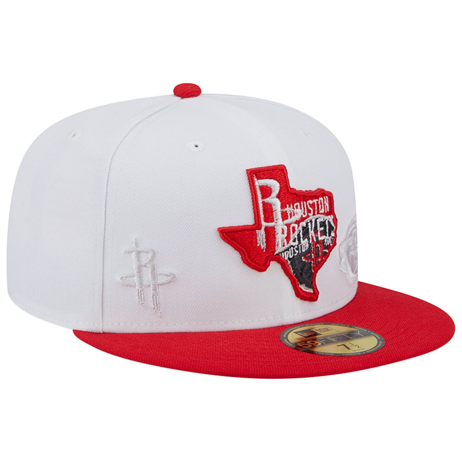New Era /Red Houston Rockets State Pride 59FIFTY Fitted Hat - view number 3