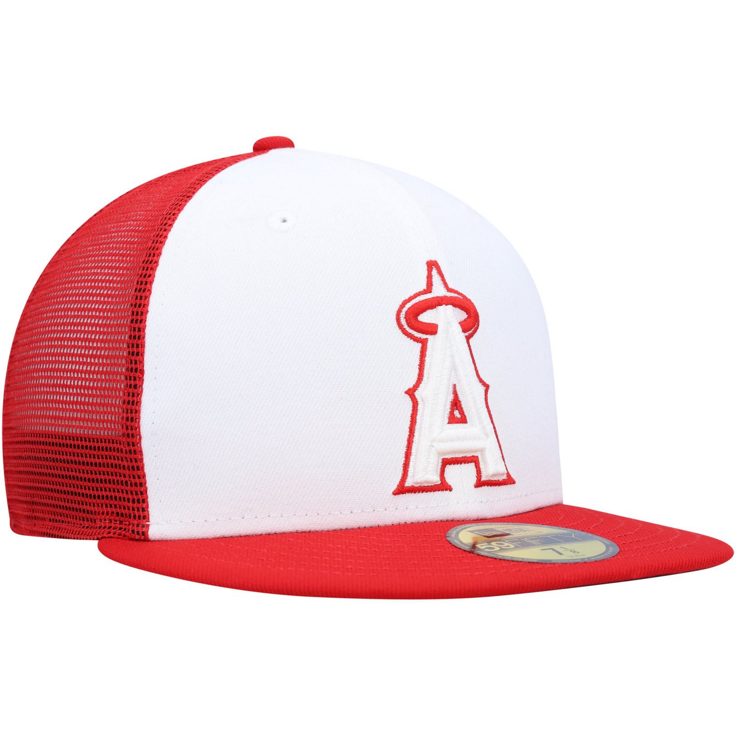 New Era /Red Los Angeles Angels 2023 On-Field Batting Practice 59FIFTY Fitted Hat                                                - view number 3