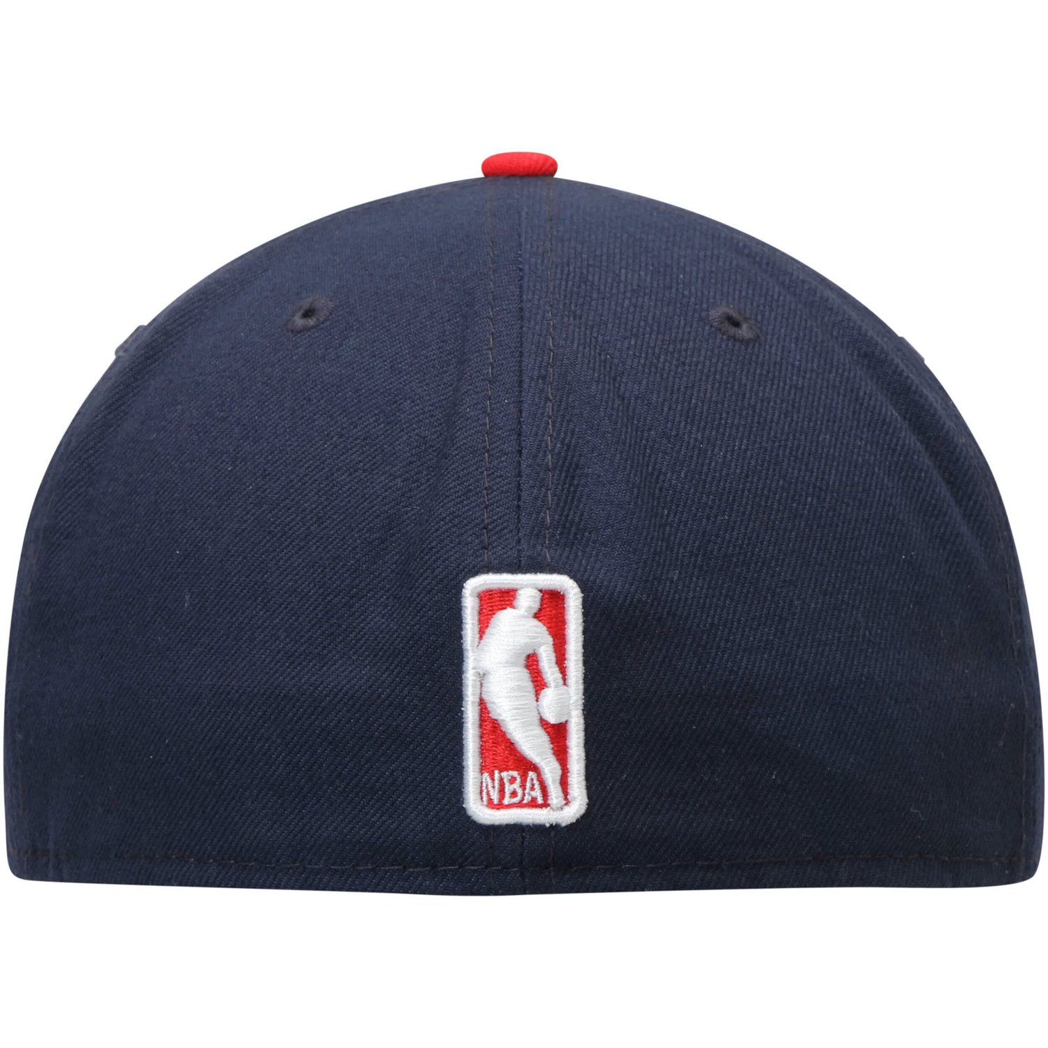 New Era /Red New Orleans Pelicans Official Team Color 2Tone 59FIFTY Fitted Hat - view number 4