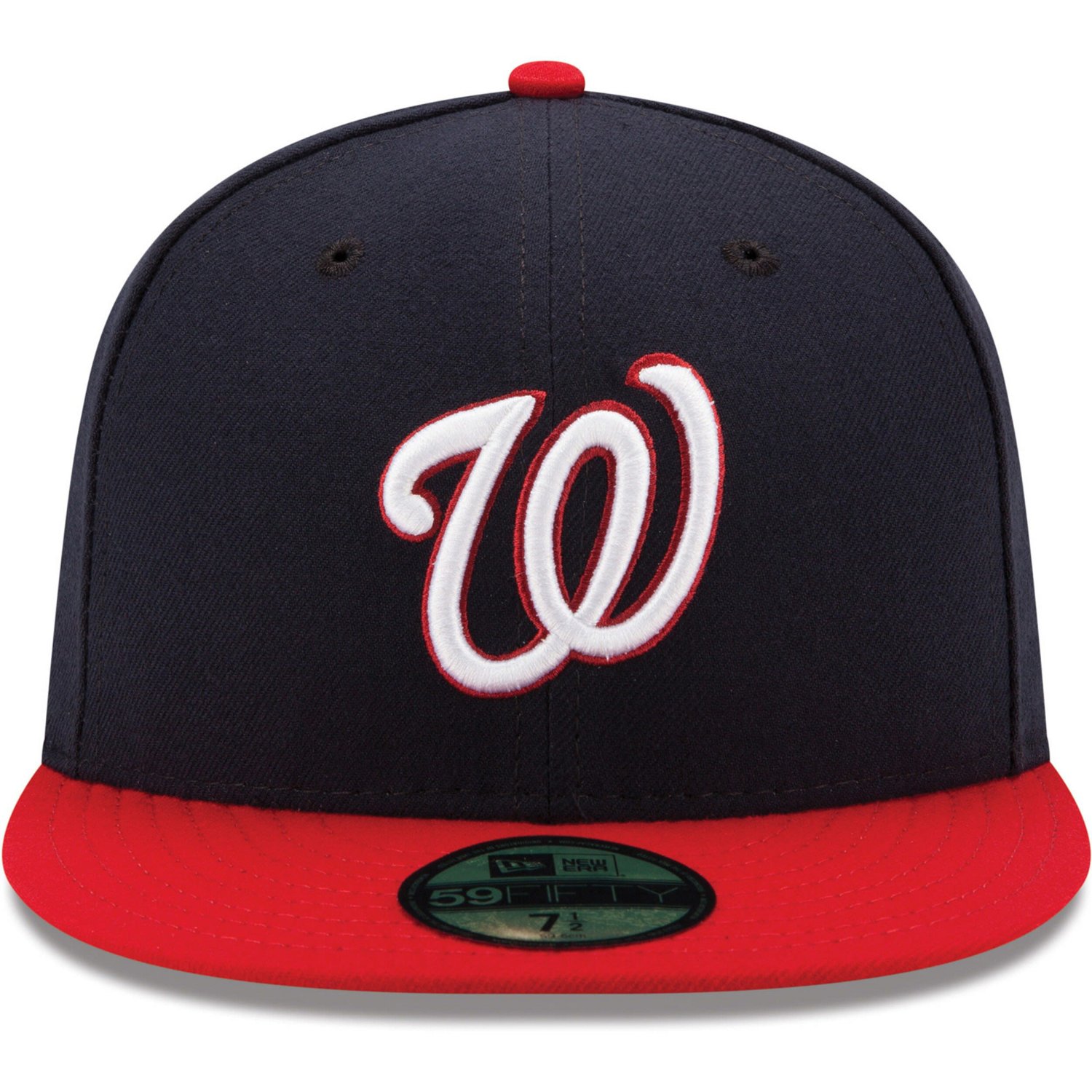 New Era /Red Washington Nationals Alternate Authentic Collection On-Field 59FIFTY Fitted Hat                                     - view number 2