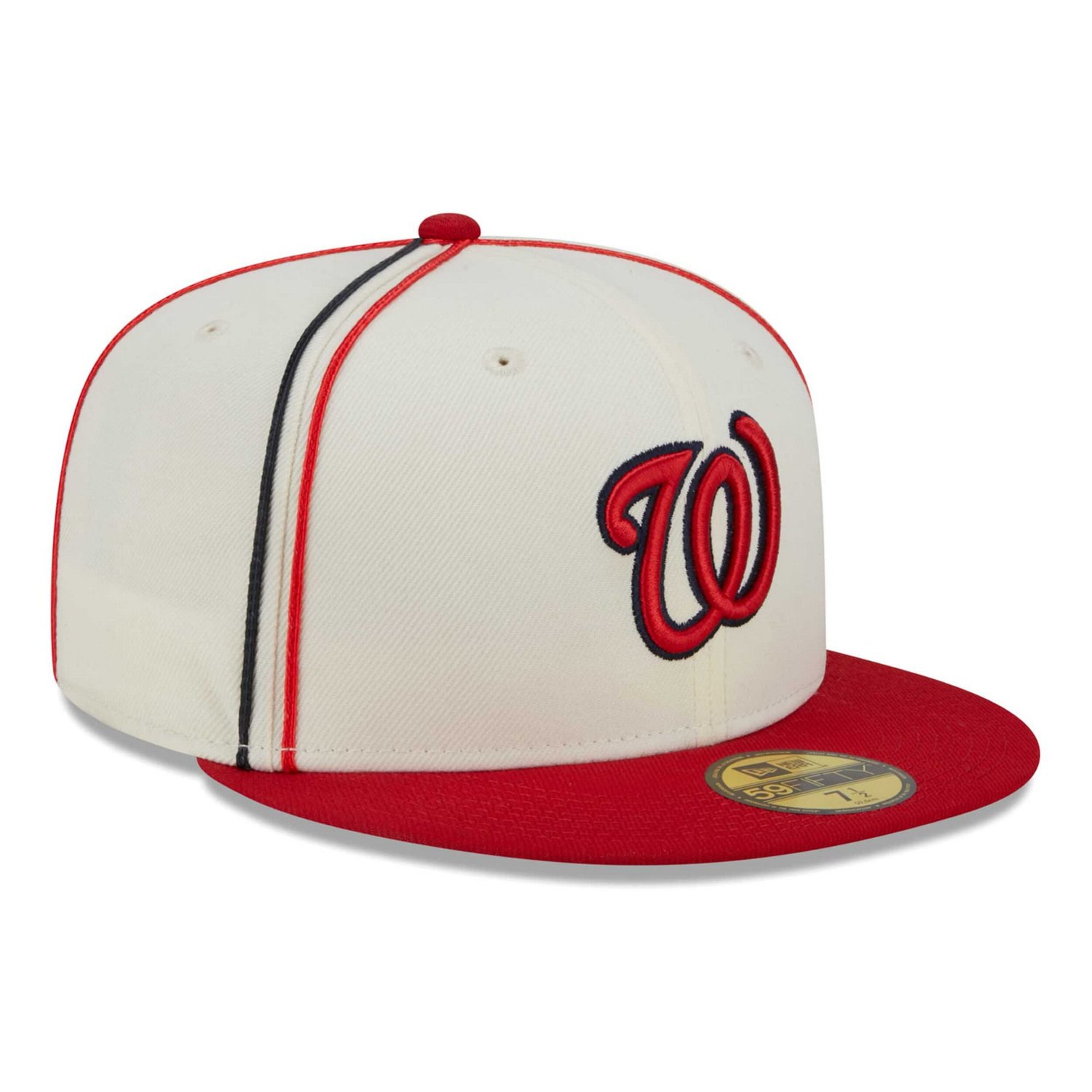 New Era /Red Washington Nationals Chrome Sutash 59FIFTY Fitted Hat