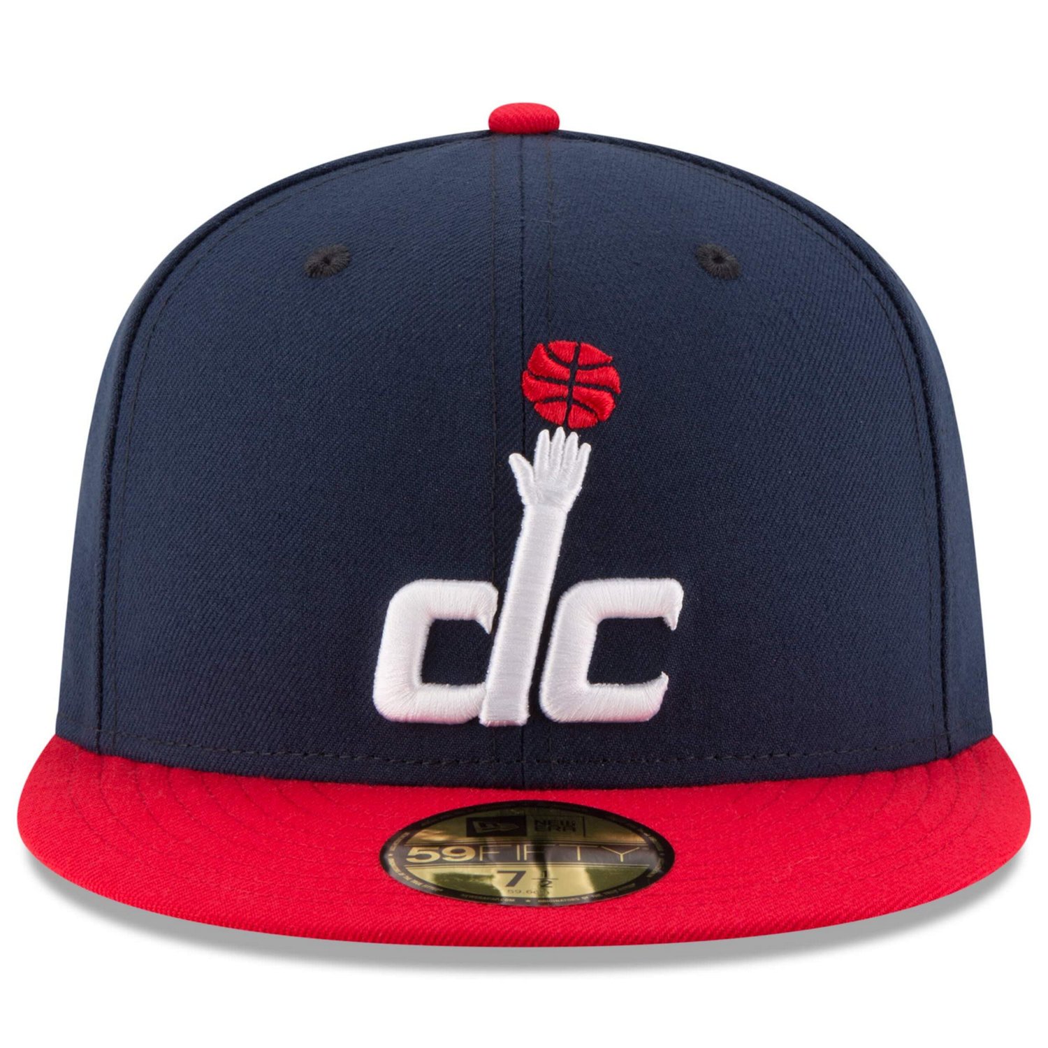 New Era /Red Washington Wizards Official Team Color 2Tone 59FIFTY Fitted Hat - view number 2