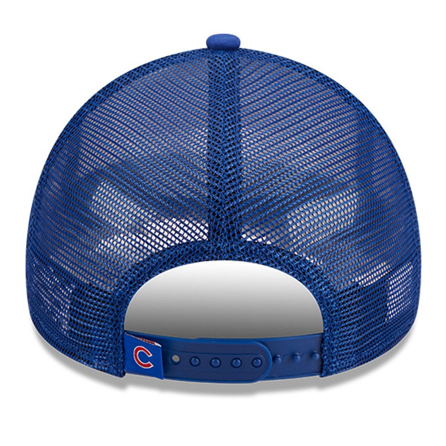 New Era /Royal Chicago Cubs Stacked A-Frame Trucker 9FORTY Adjustable Hat