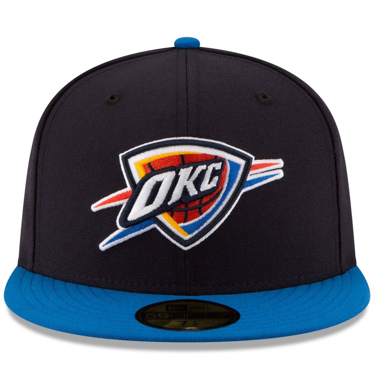 New Era /Royal Oklahoma City Thunder Official Team Color 2Tone 59FIFTY Fitted Hat - view number 2