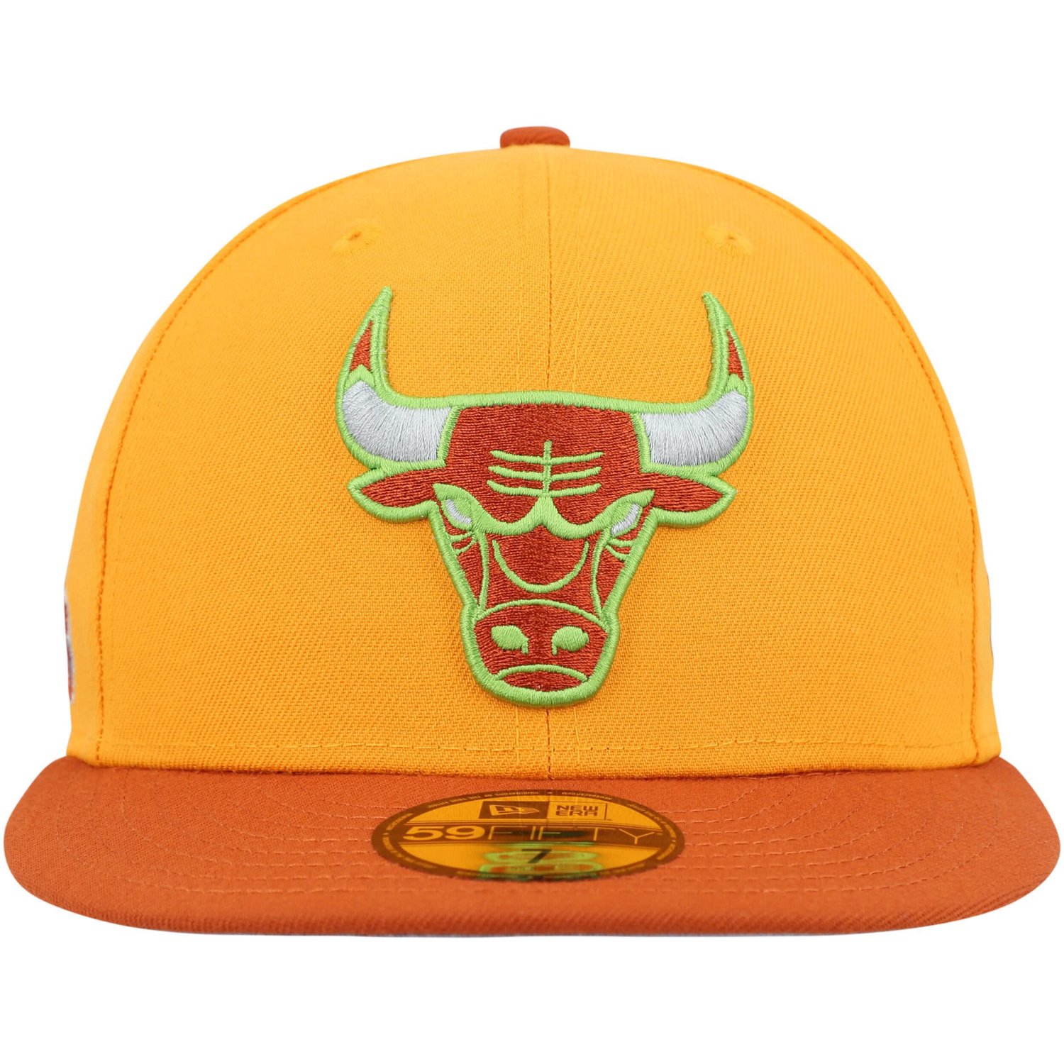 New Era /Rust Chicago Bulls 59FIFTY Fitted Hat - view number 2