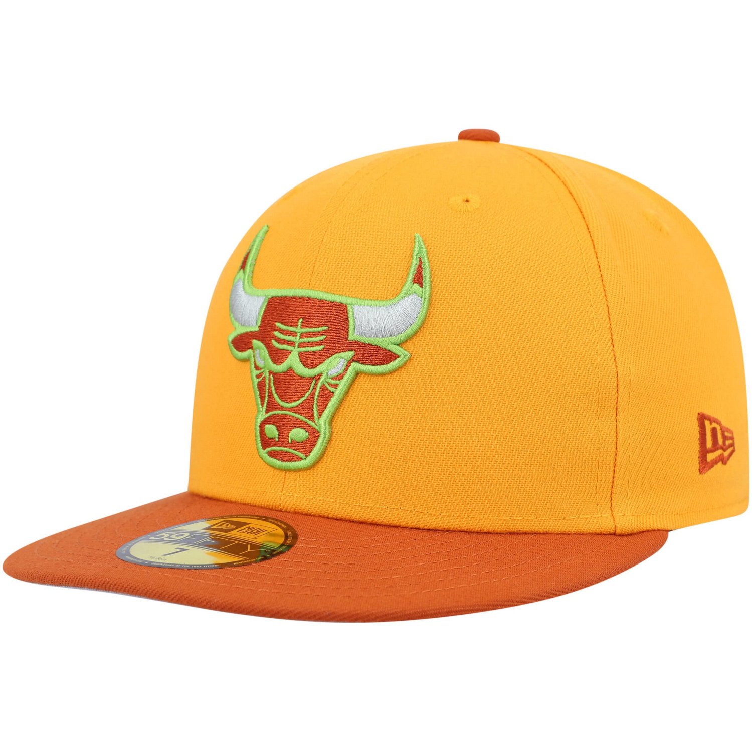 New Era /Rust Chicago Bulls 59FIFTY Fitted Hat - view number 3