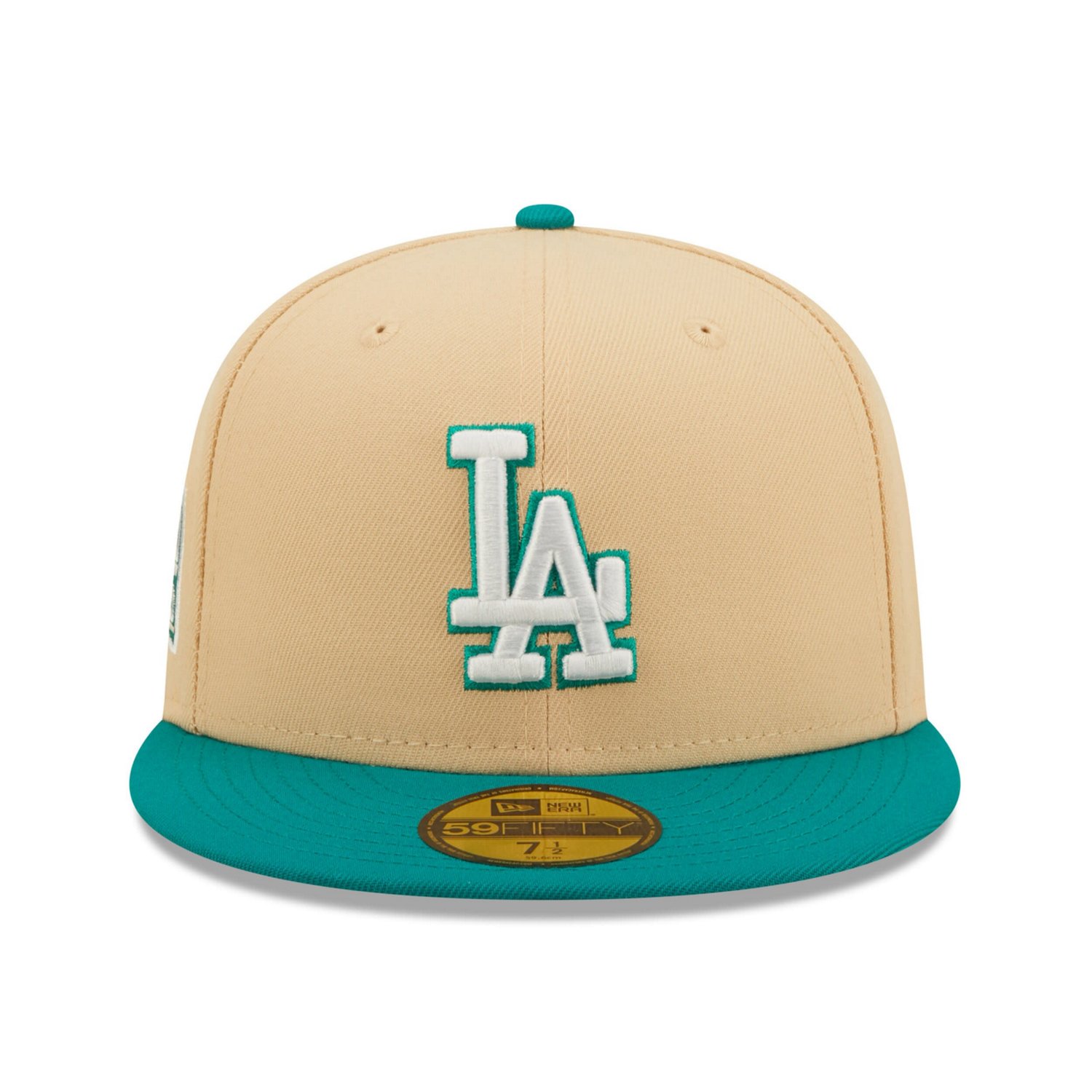 New Era /Teal Los Angeles Dodgers Mango Forest 59FIFTY fitted hat                                                                - view number 2