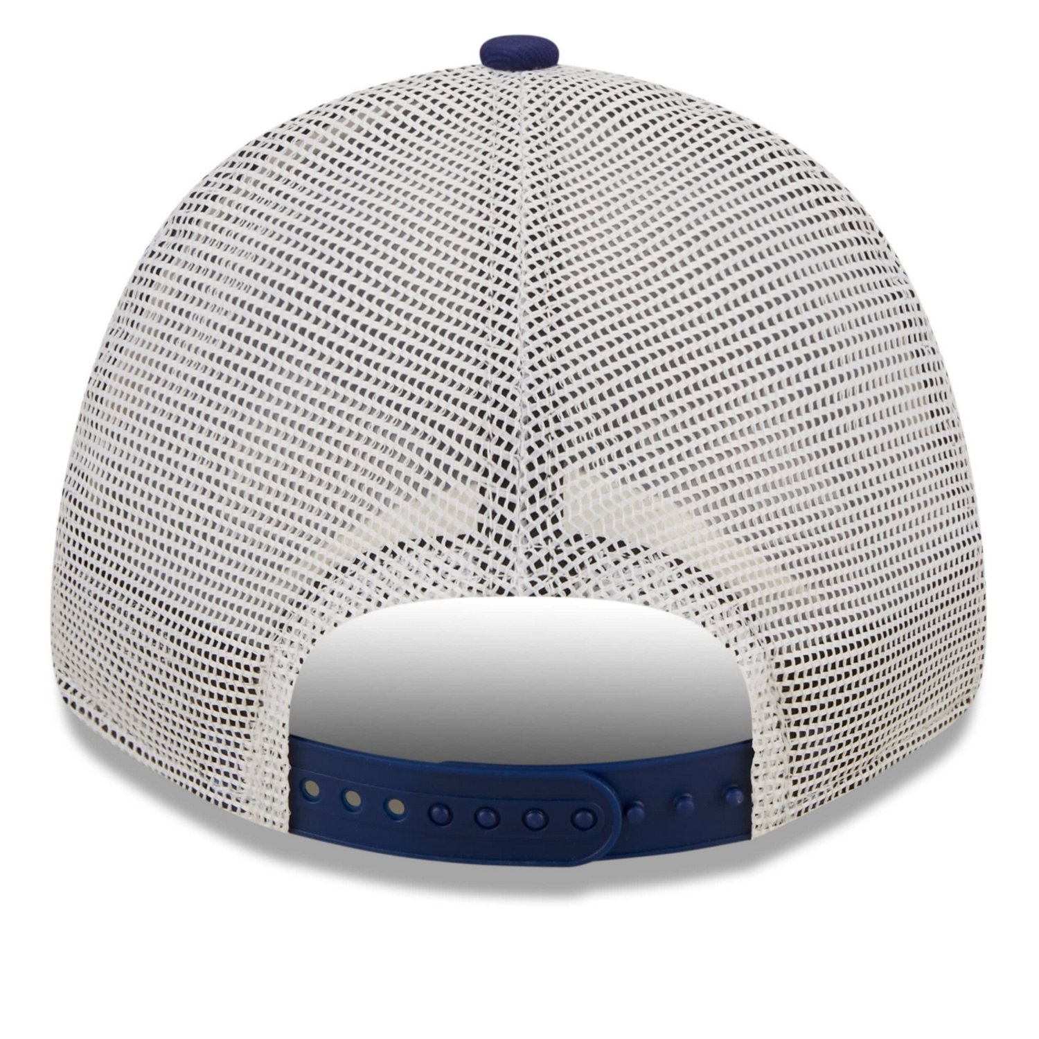 New Era /White Los Angeles Dodgers Logo Patch 9FORTY Trucker Snapback Hat