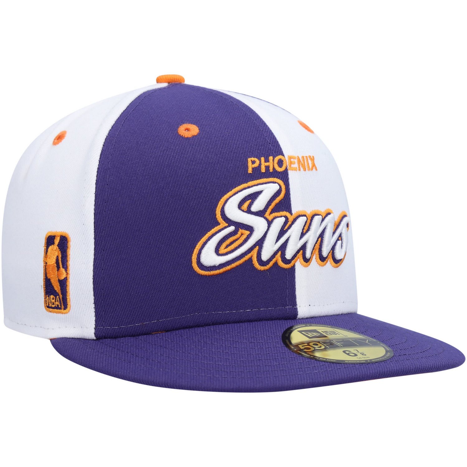 New Era /White Phoenix Suns Script Pinwheel 59FIFTY Fitted Hat