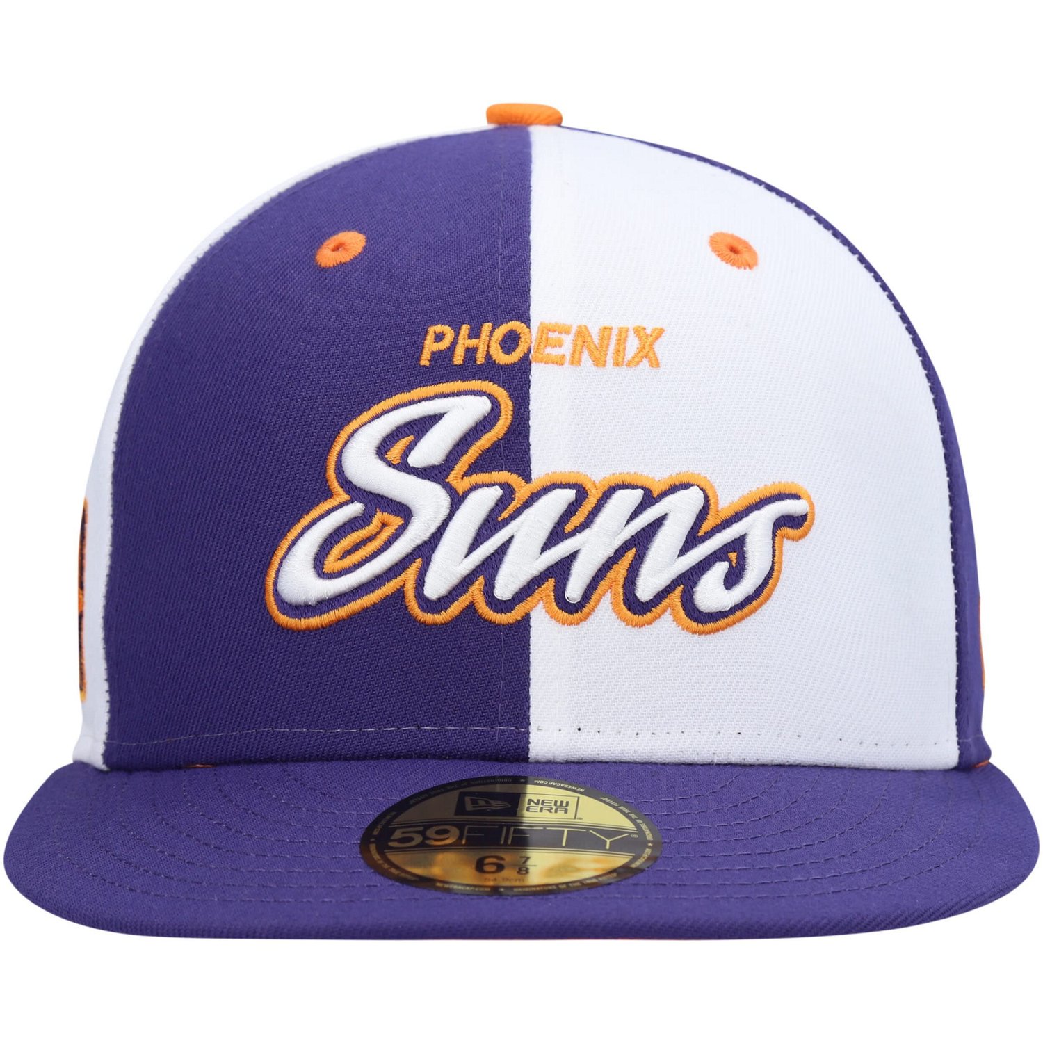 New Era /White Phoenix Suns Script Pinwheel 59FIFTY Fitted Hat - view number 2
