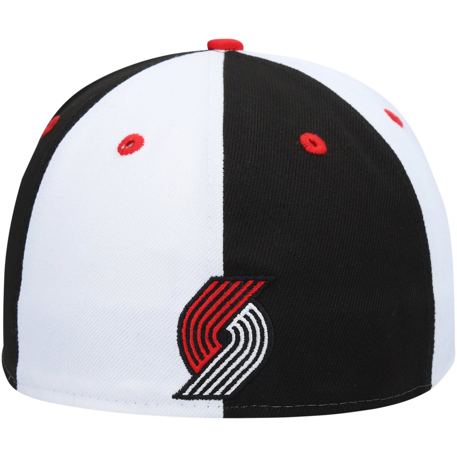 New Era /White Portland Trail Blazers Script Pinwheel 59FIFTY Fitted Hat - view number 4