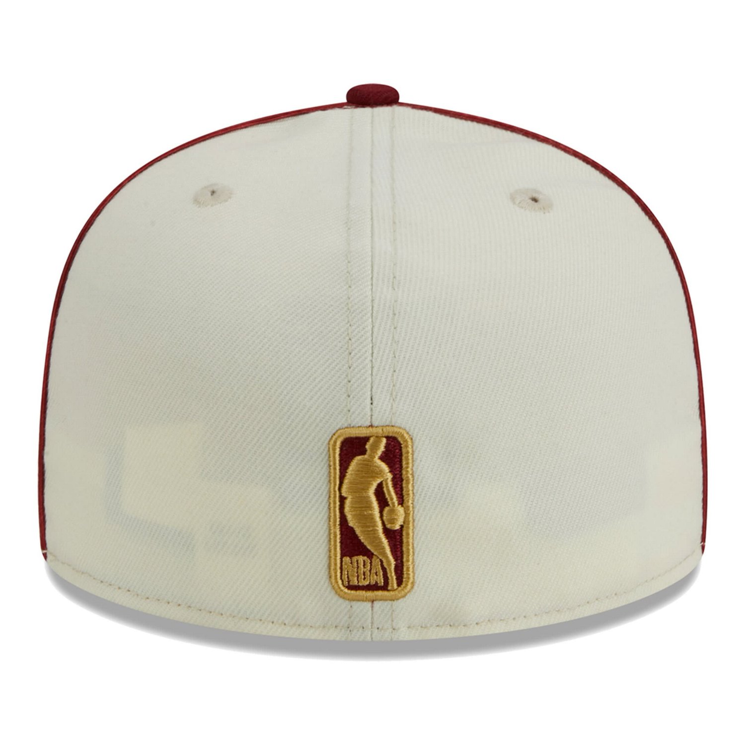 New Era /Wine Cleveland Cavaliers Piping 2-Tone 59FIFTY Fitted Hat                                                               - view number 4
