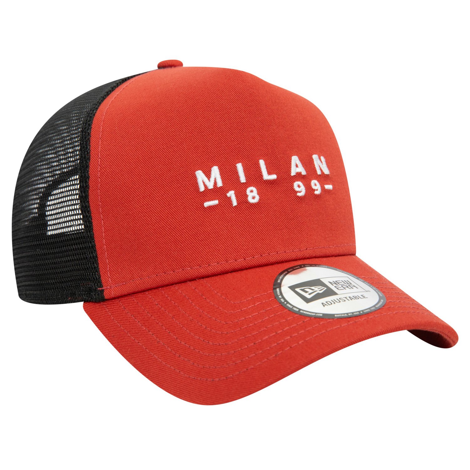 New Era AC Milan 9FORTY A-Frame Trucker Adjustable Hat - view number 3