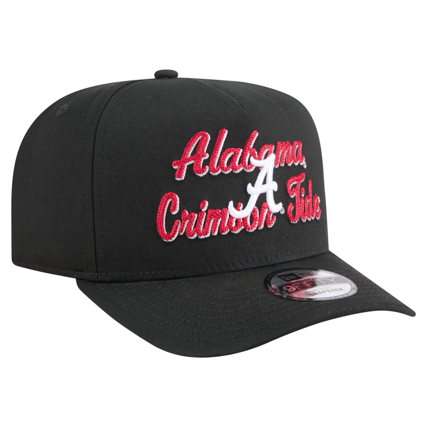 New Era Alabama Crimson Tide Vintage Chainstitch 9FIFTY A-Frame Snapback Hat - view number 3