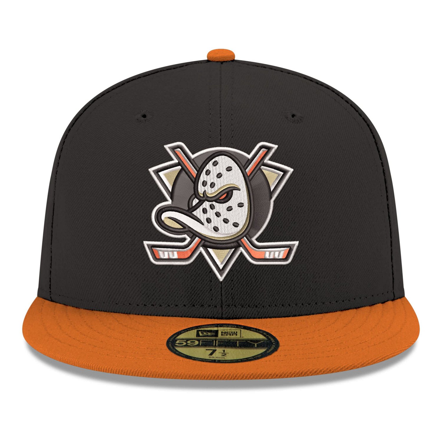 New Era Anaheim Ducks Core Logo Two-Tone 59FIFTY Fitted Hat - view number 2