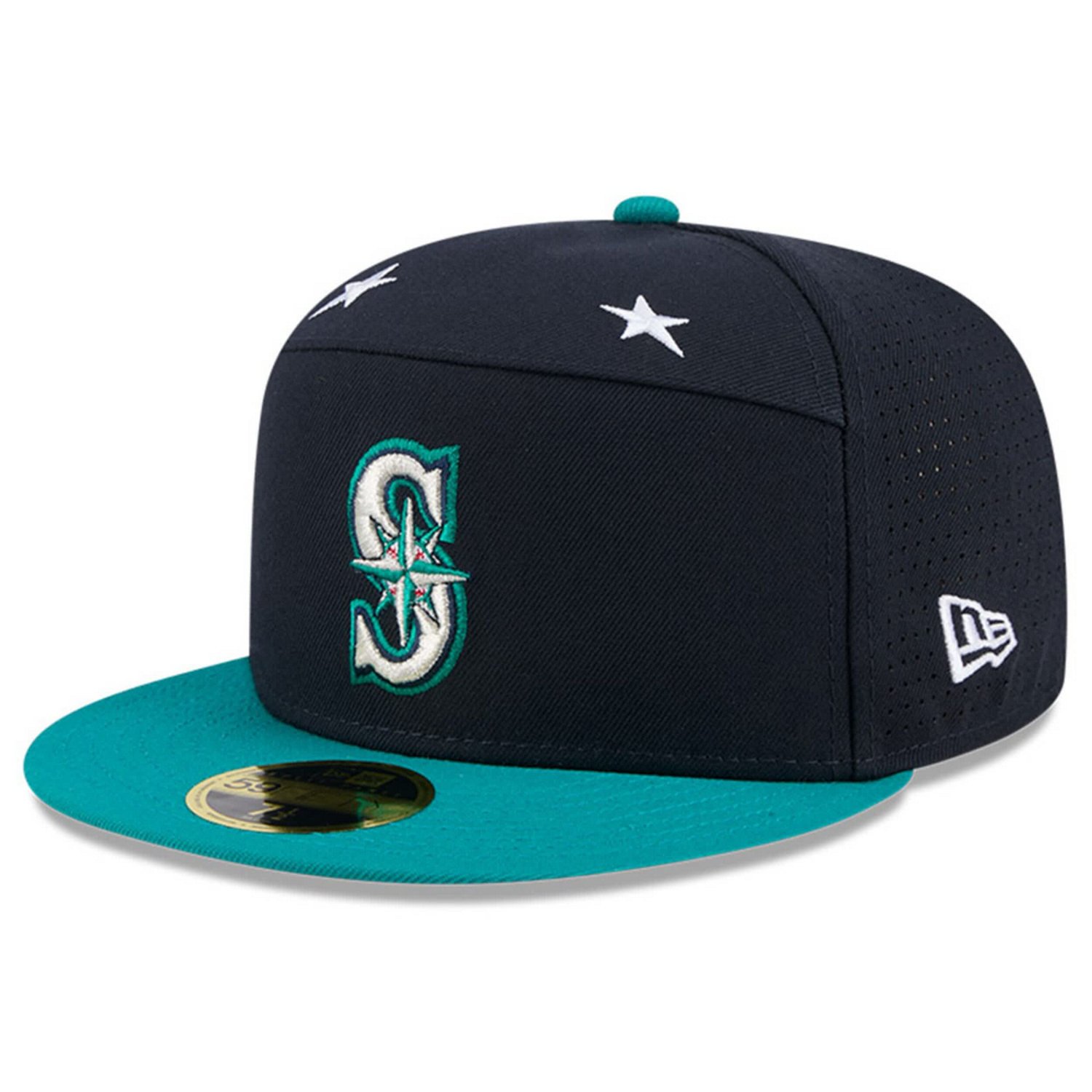 New Era Aqua Seattle Mariners 2025 MLB All-Star Game Side Patch 59FIFTY Fitted Hat
