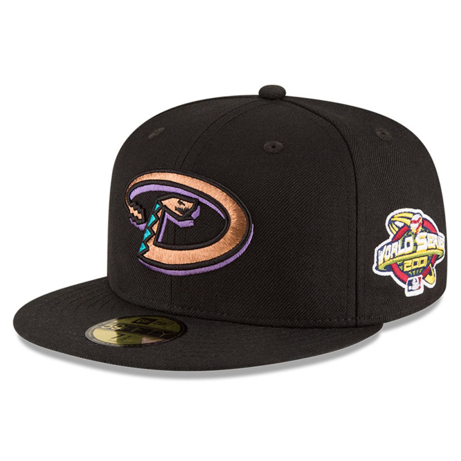 New Era Arizona Diamondbacks 2001 World Series Wool 59FIFTY Fitted Hat                                                           - view number 1