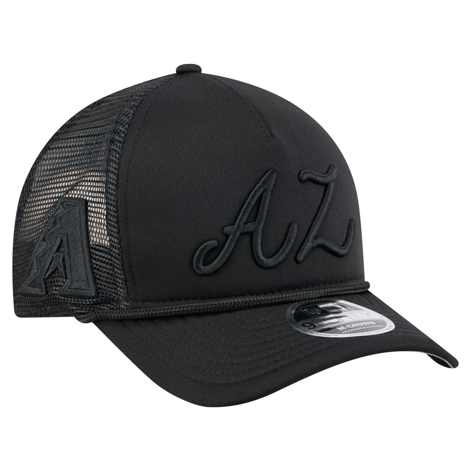 New Era Arizona Diamondbacks City Initial 9FORTY A-Frame M-Crown Adjustable Trucker Hat - view number 3