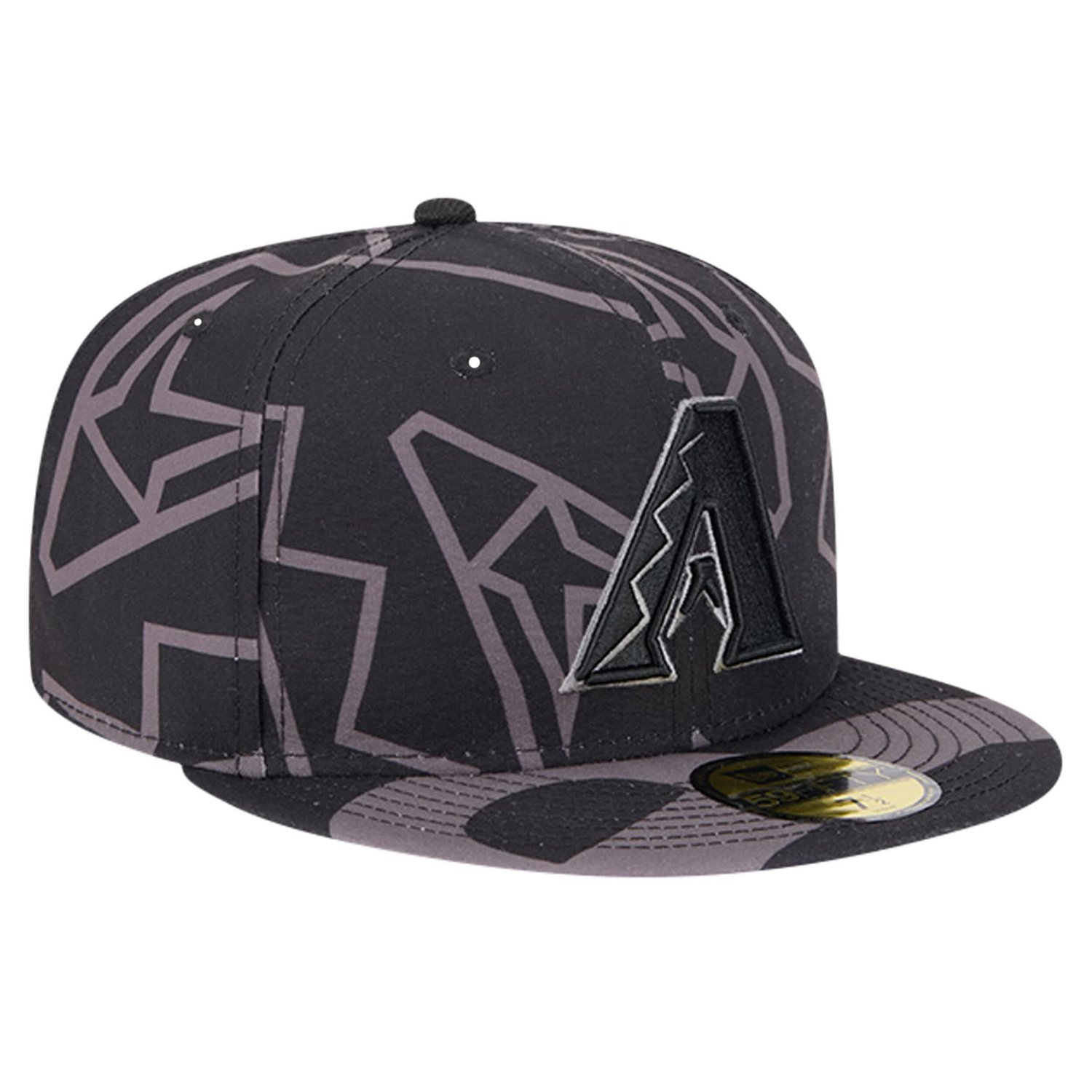 New Era Arizona Diamondbacks Logo Fracture 59FIFTY Fitted Hat                                                                    - view number 3