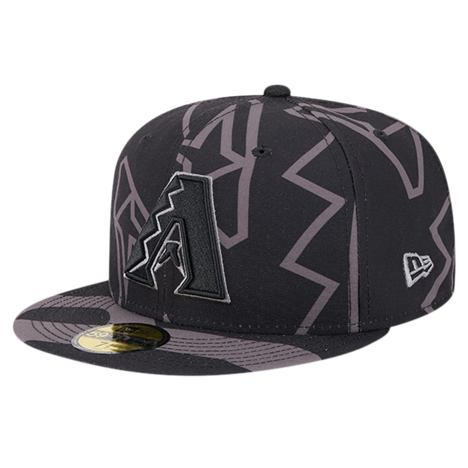 New Era Arizona Diamondbacks Logo Fracture 59FIFTY Fitted Hat                                                                    - view number 1