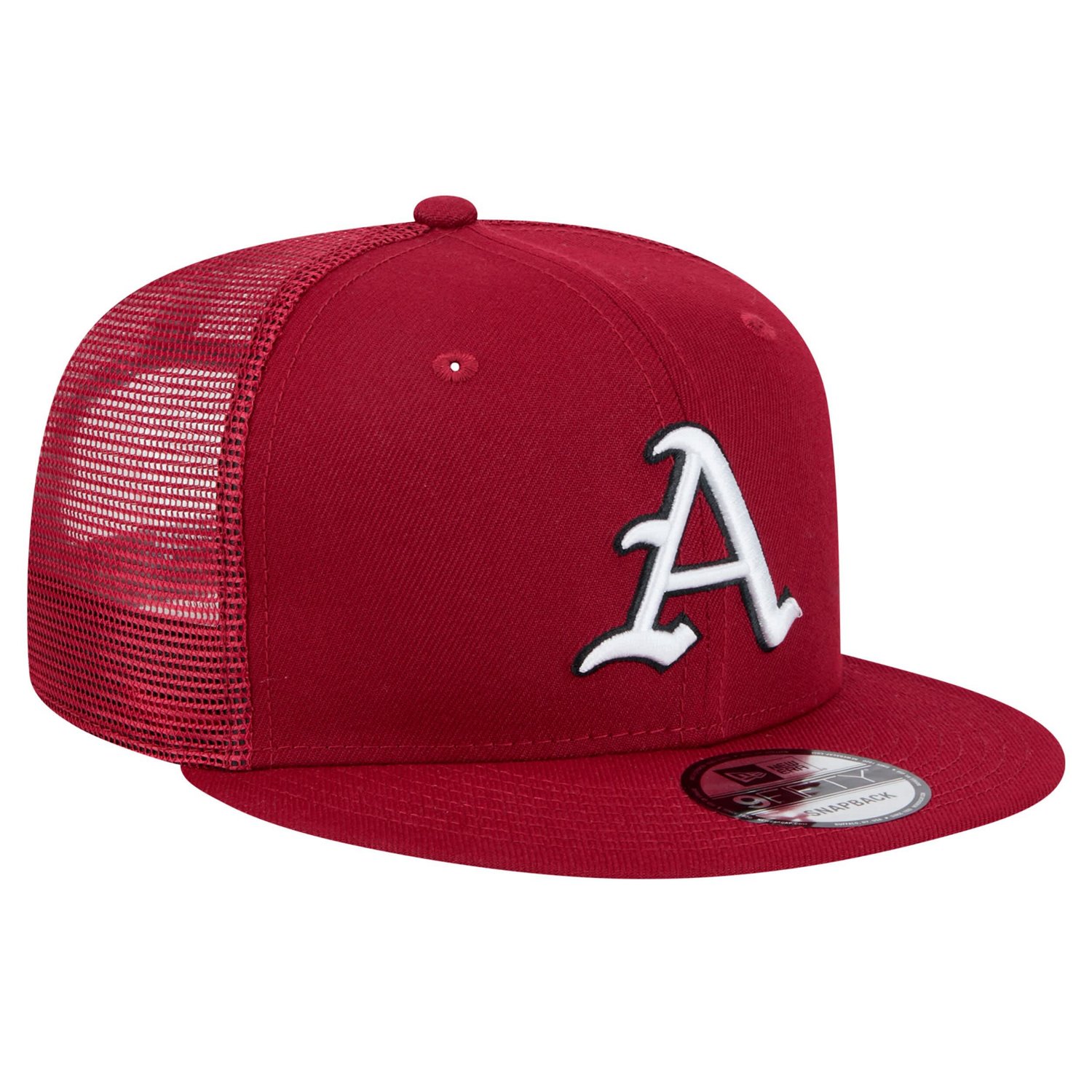 New Era Arkansas Razorbacks 9FIFTY Trucker Snapback Hat                                                                          - view number 3