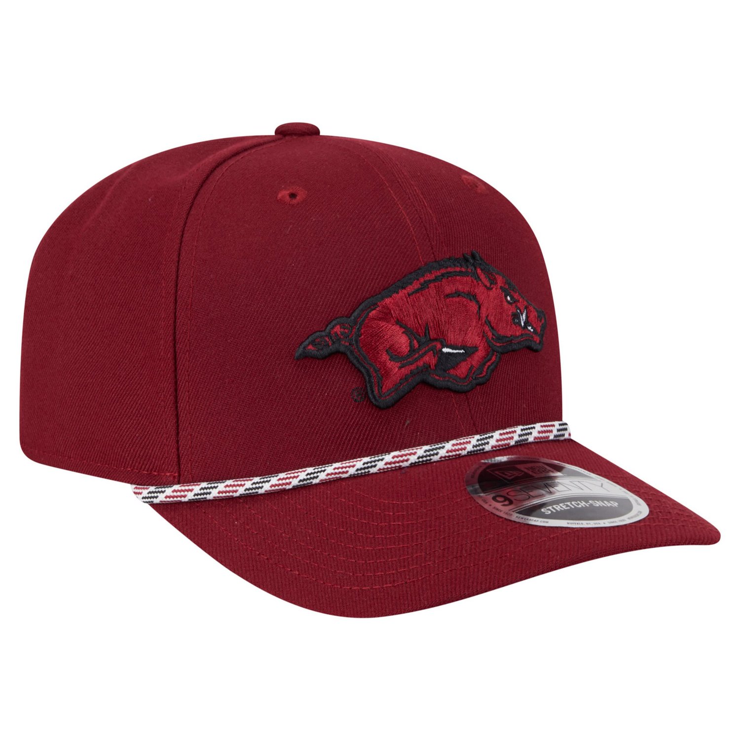 New Era Arkansas Razorbacks Game Day Multi-Rope 9SEVENTY Stretch-Snap Hat