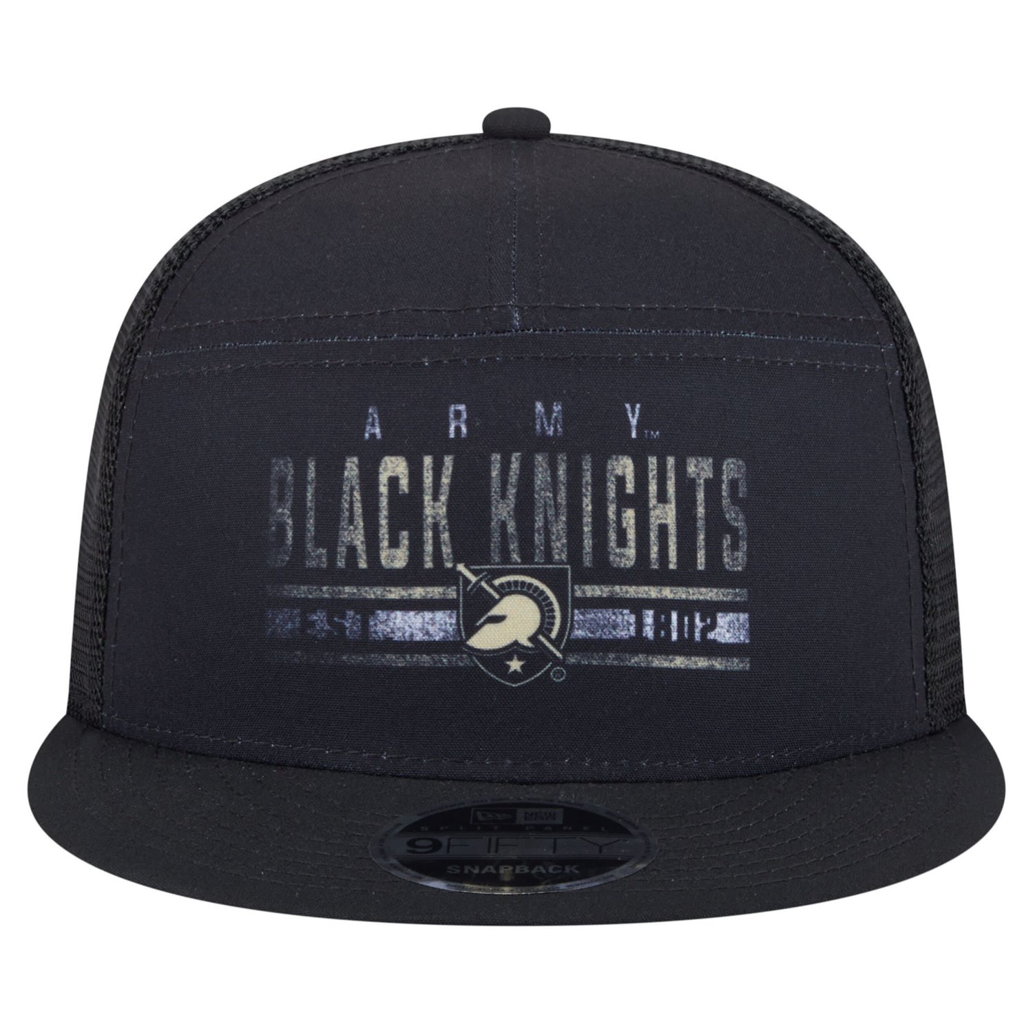 New Era Army Knights Split Panel 9FIFTY Snapback Trucker Hat - view number 2