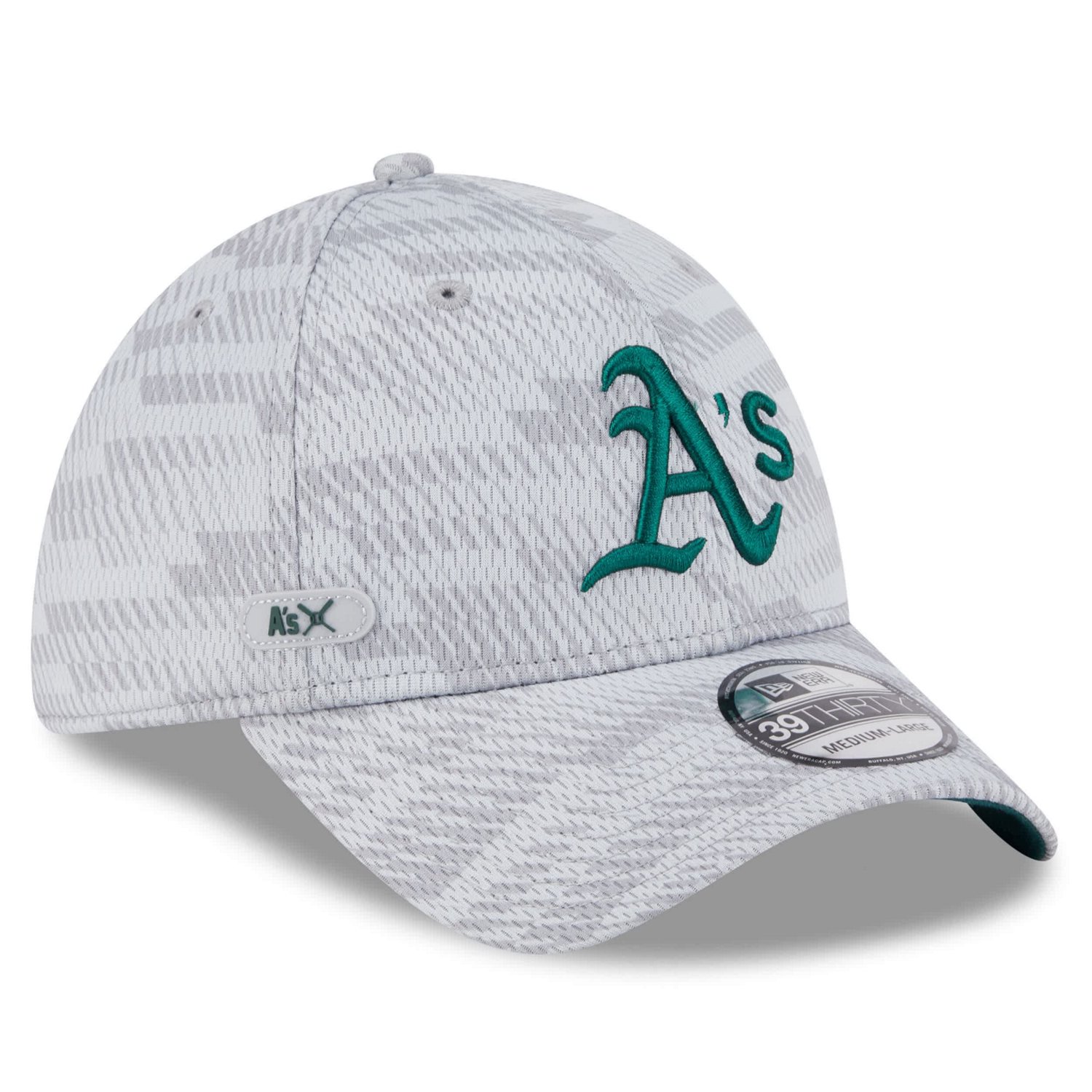 New Era Athletics 2025 MLB Clubhouse 39THIRTY Flex Hat - view number 1